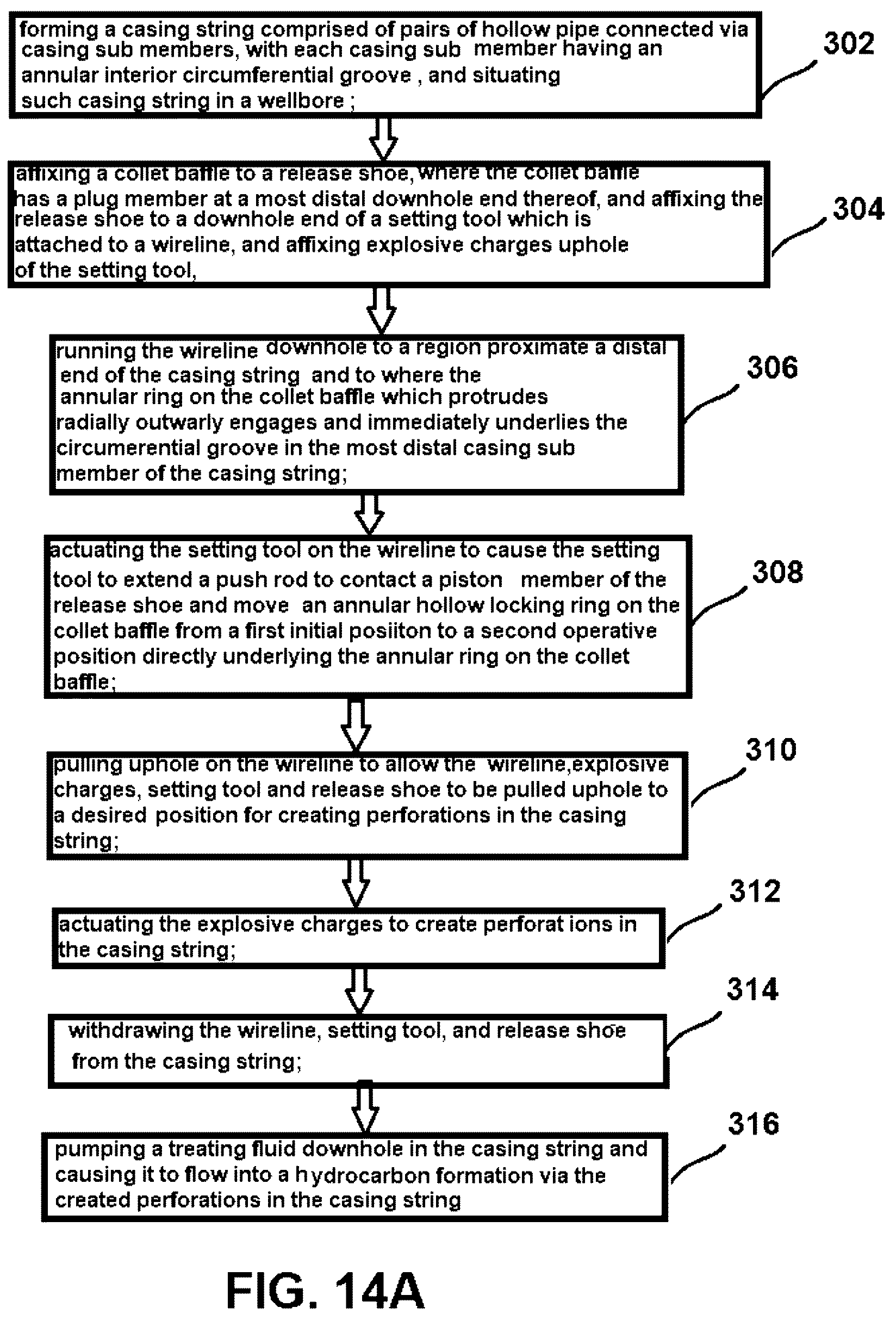 Patent US12460522 Figure 9 – Collet baffle, a tool incorporating same, and a system and method incorporating same, for perforating and fracking a wellbore not having initial ports or sliding sleeves