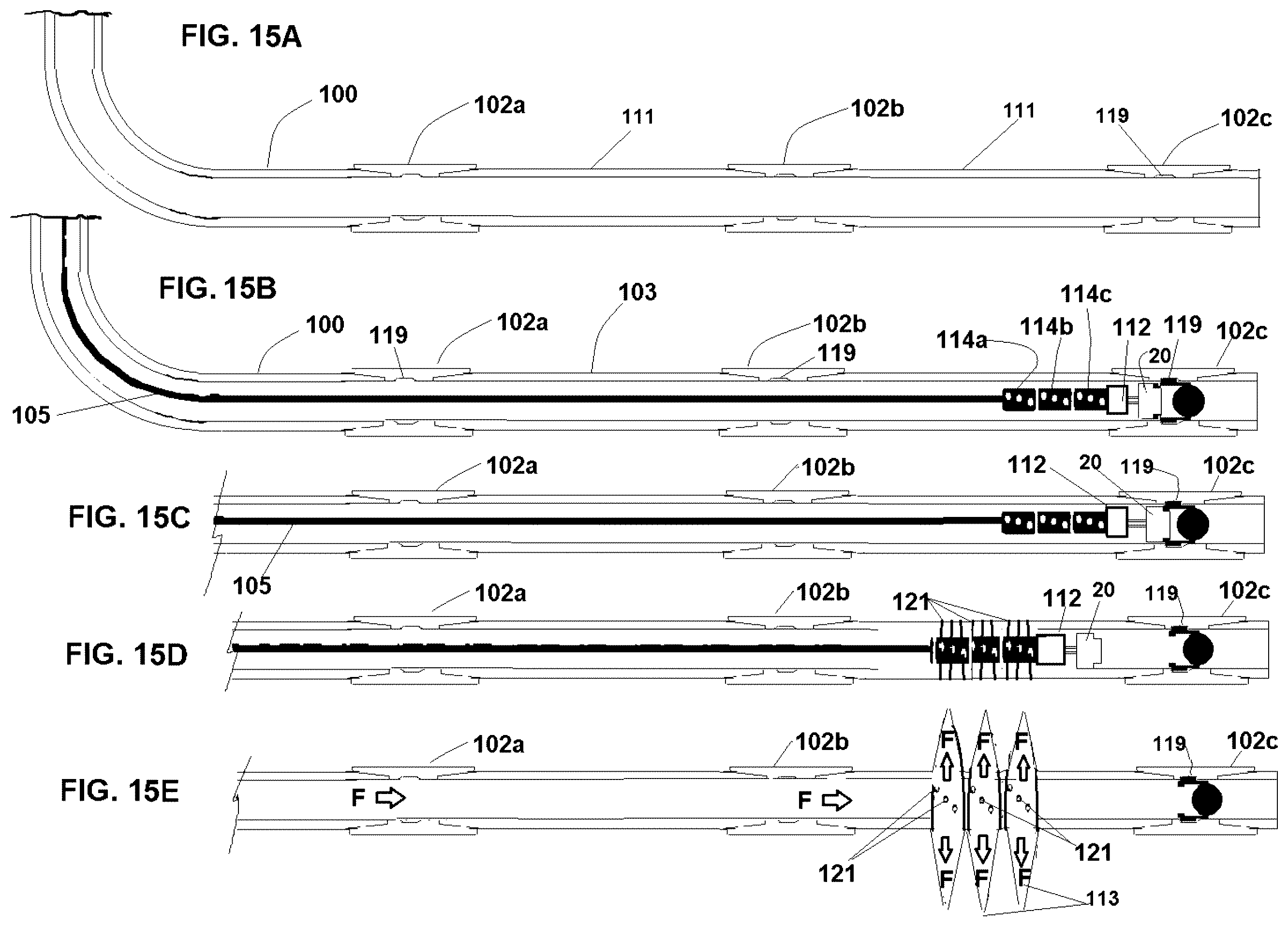 Patent US12460522 Figure 11 – Collet baffle, a tool incorporating same, and a system and method incorporating same, for perforating and fracking a wellbore not having initial ports or sliding sleeves