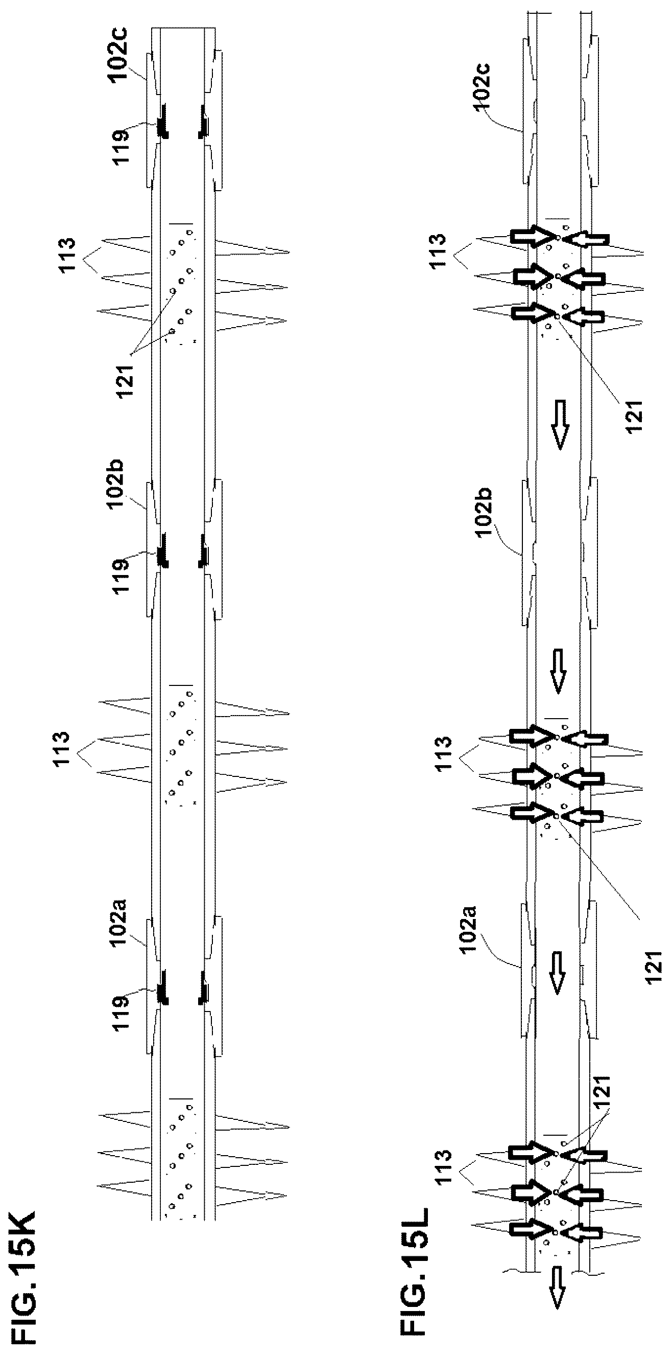 Patent US12460522 Figure 13 – Collet baffle, a tool incorporating same, and a system and method incorporating same, for perforating and fracking a wellbore not having initial ports or sliding sleeves