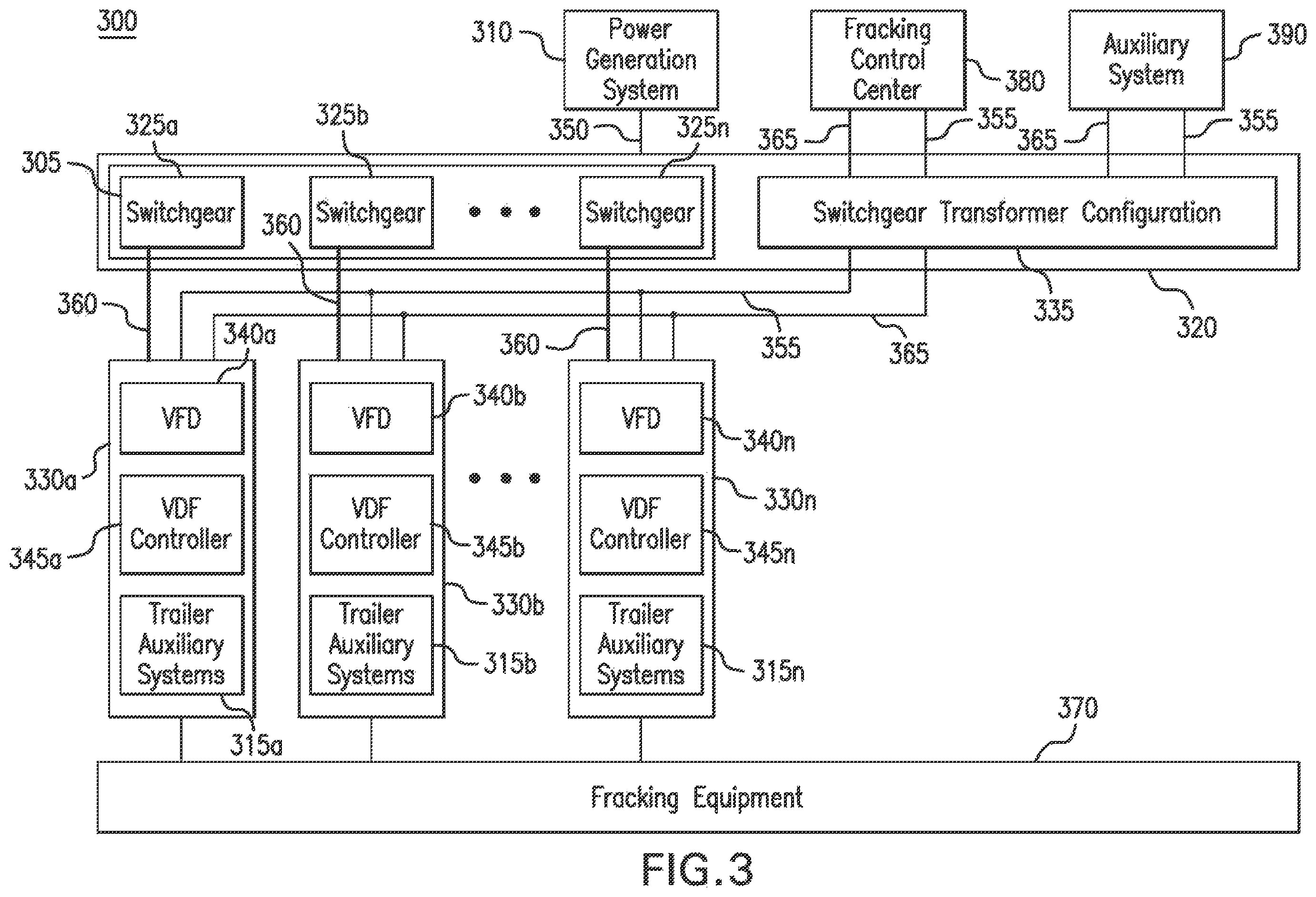 Patent US12460524 Figure 3 – Electric driven hydraulic fracking system