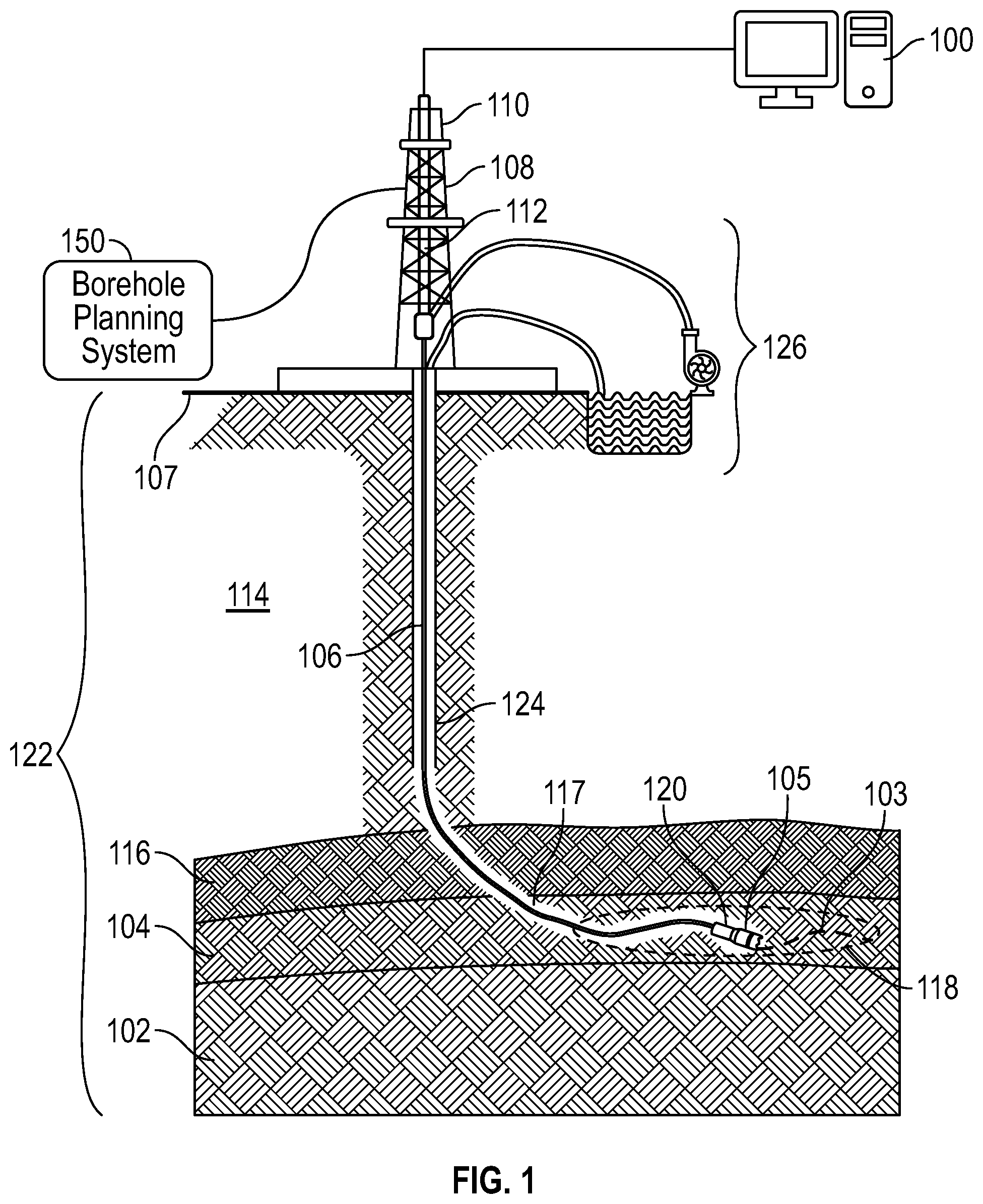 Patent US12460525 — Hybrid frac completion — Figure 1