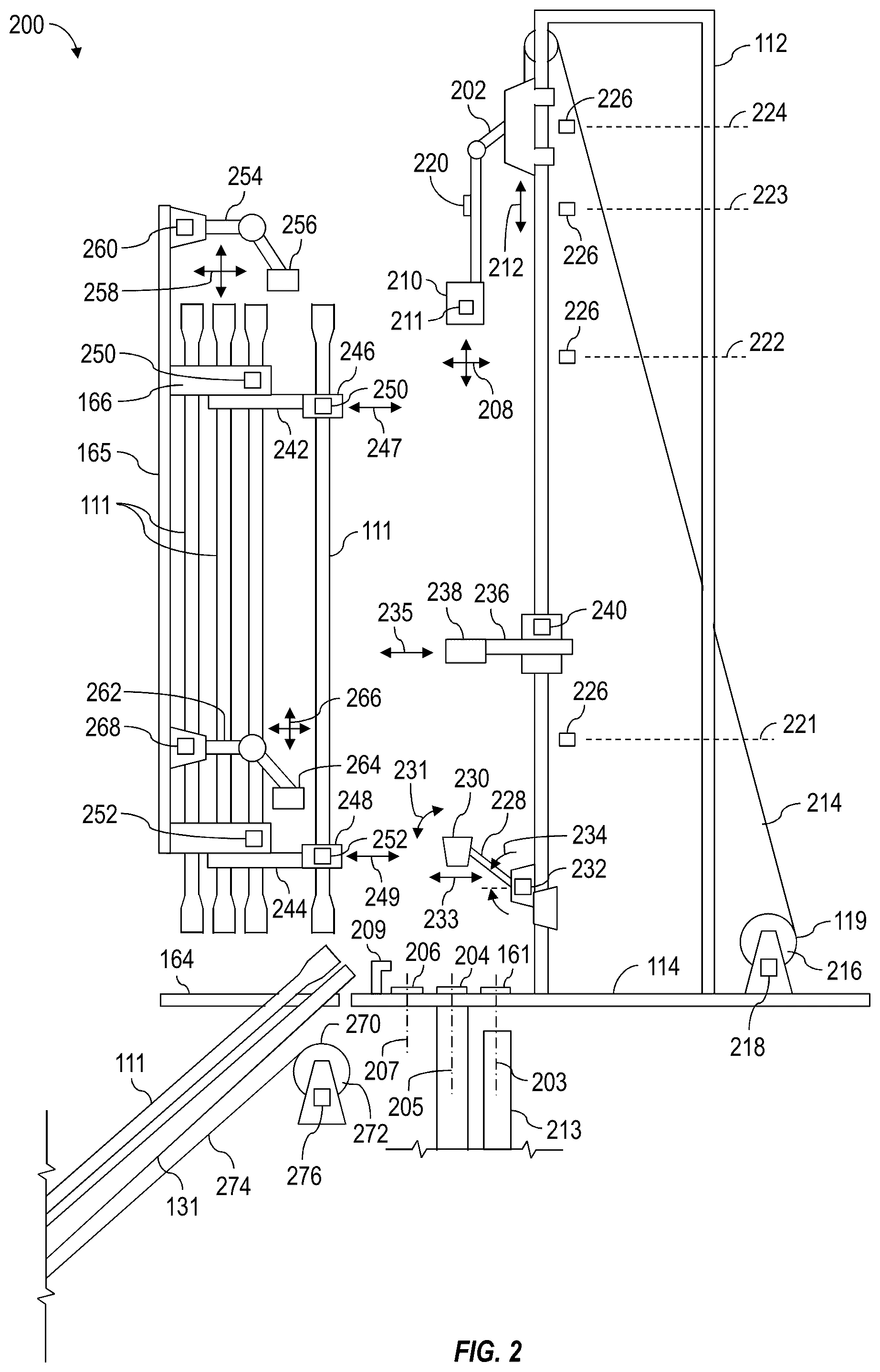 Patent US12460529 Figure 2 – Integrated well construction system operations