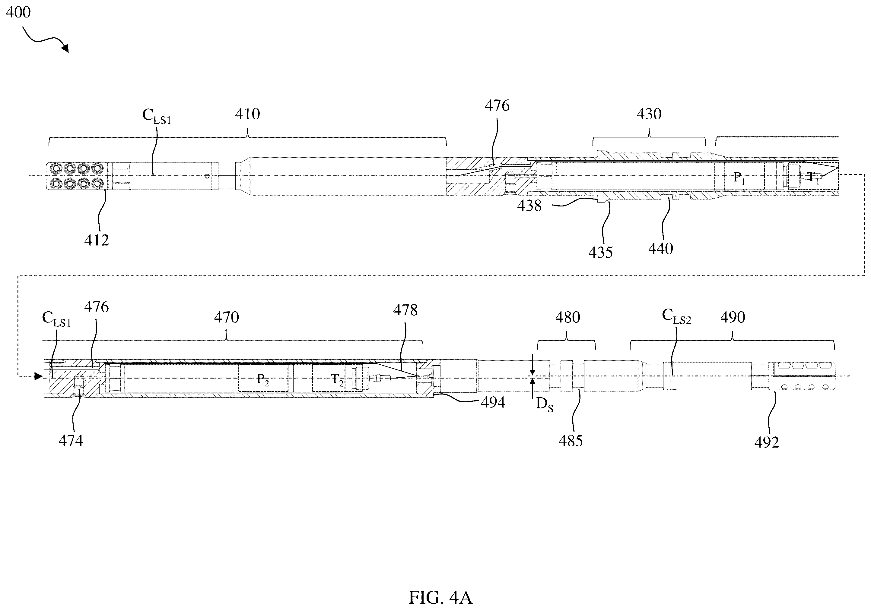 Patent US12460535 Figure 6 – Downhole pressure/temperature monitoring of ESP intake pressure and discharge temperature with a gauge sensor employing an offset centerline
