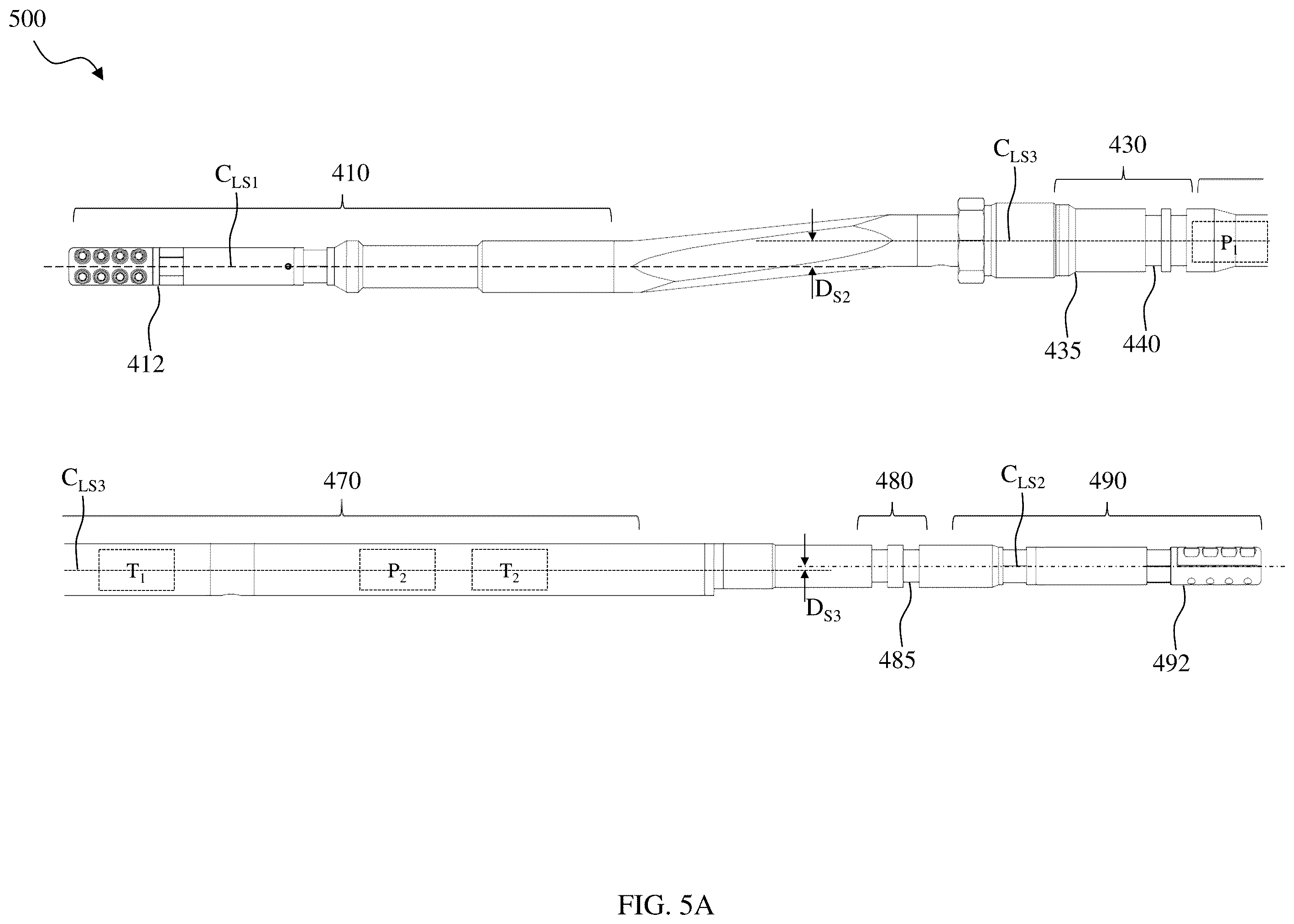 Patent US12460535 Figure 8 – Downhole pressure/temperature monitoring of ESP intake pressure and discharge temperature with a gauge sensor employing an offset centerline