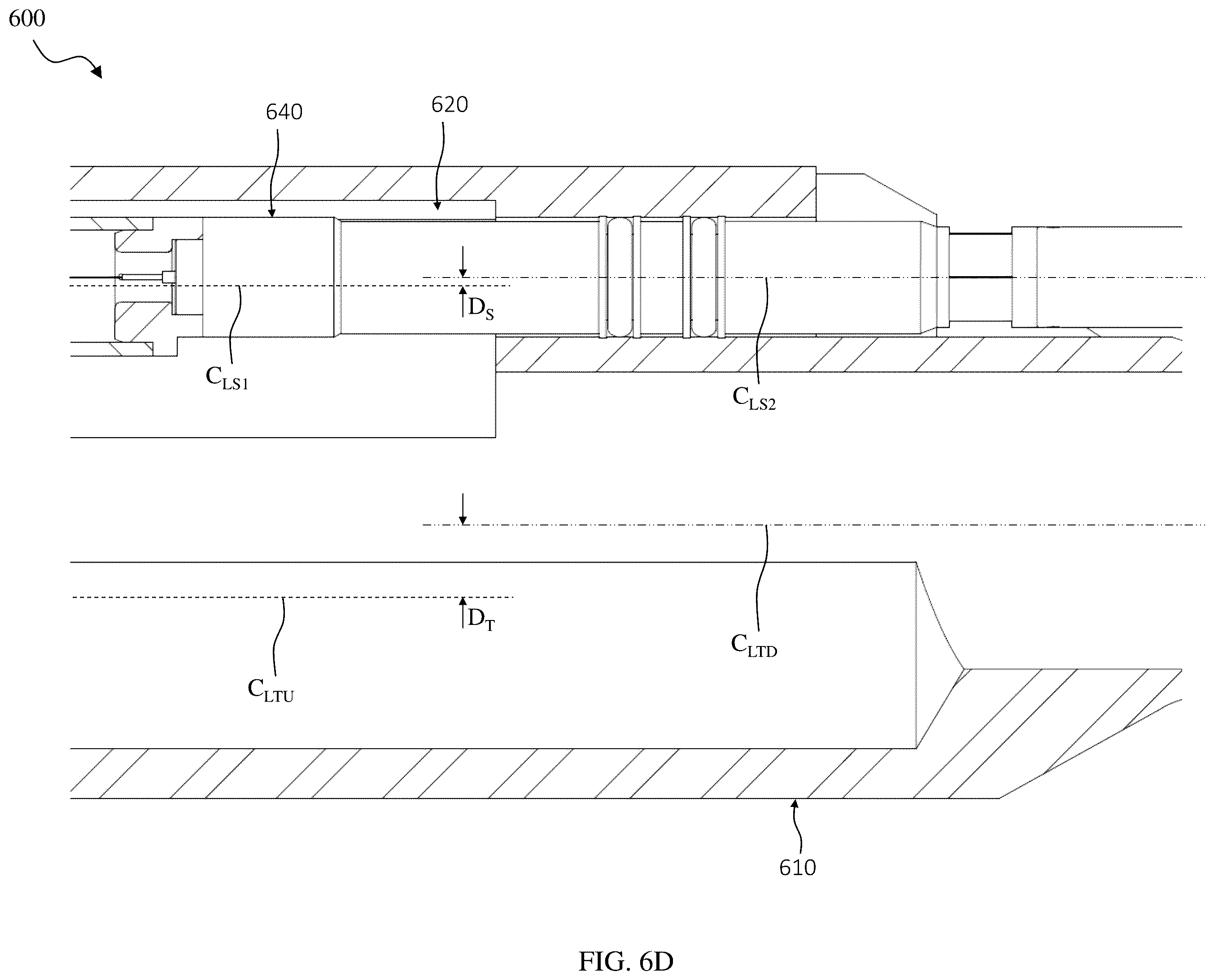 Patent US12460535 Figure 13 – Downhole pressure/temperature monitoring of ESP intake pressure and discharge temperature with a gauge sensor employing an offset centerline