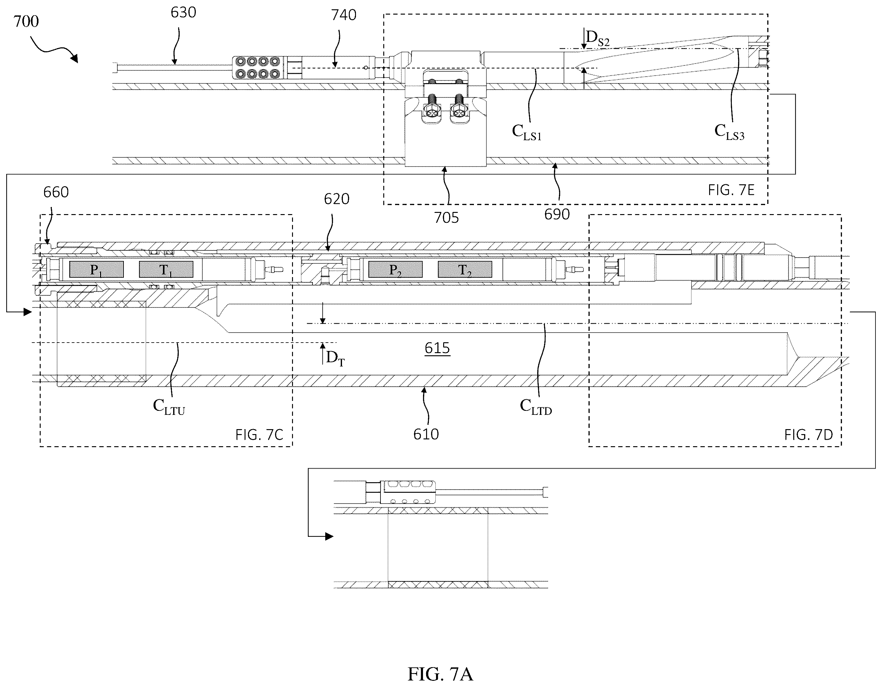 Patent US12460535 Figure 14 – Downhole pressure/temperature monitoring of ESP intake pressure and discharge temperature with a gauge sensor employing an offset centerline