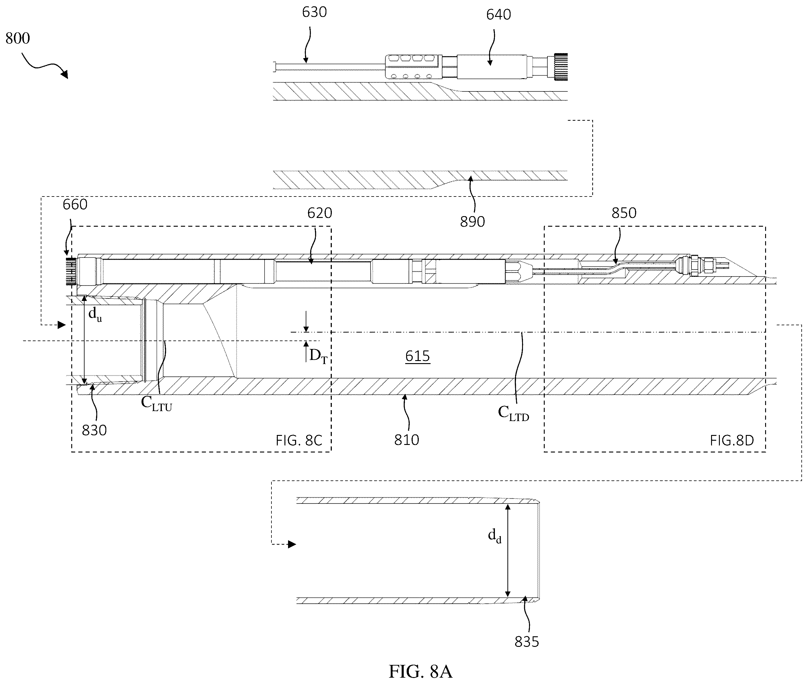 Patent US12460535 Figure 19 – Downhole pressure/temperature monitoring of ESP intake pressure and discharge temperature with a gauge sensor employing an offset centerline