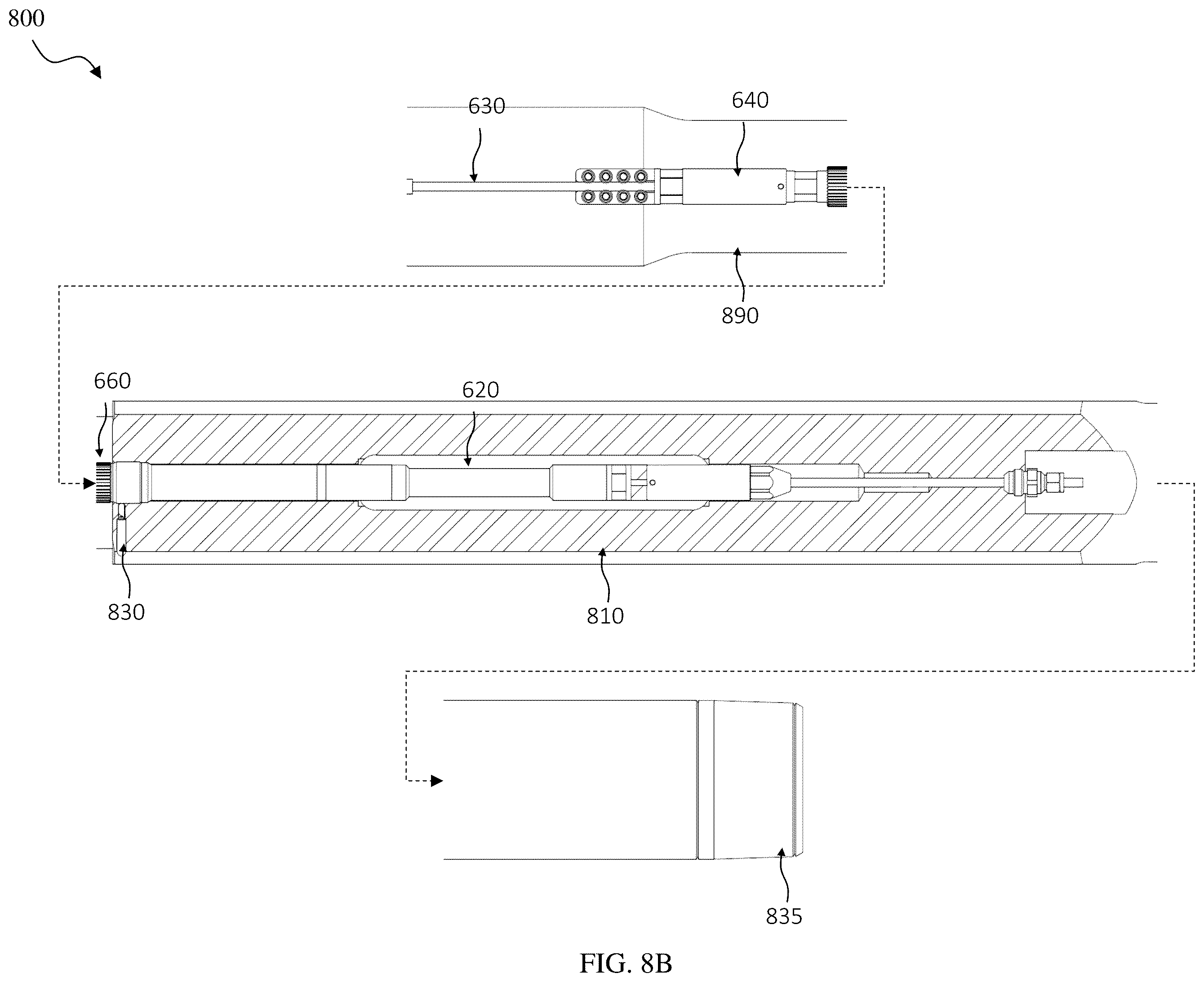 Patent US12460535 Figure 20 – Downhole pressure/temperature monitoring of ESP intake pressure and discharge temperature with a gauge sensor employing an offset centerline
