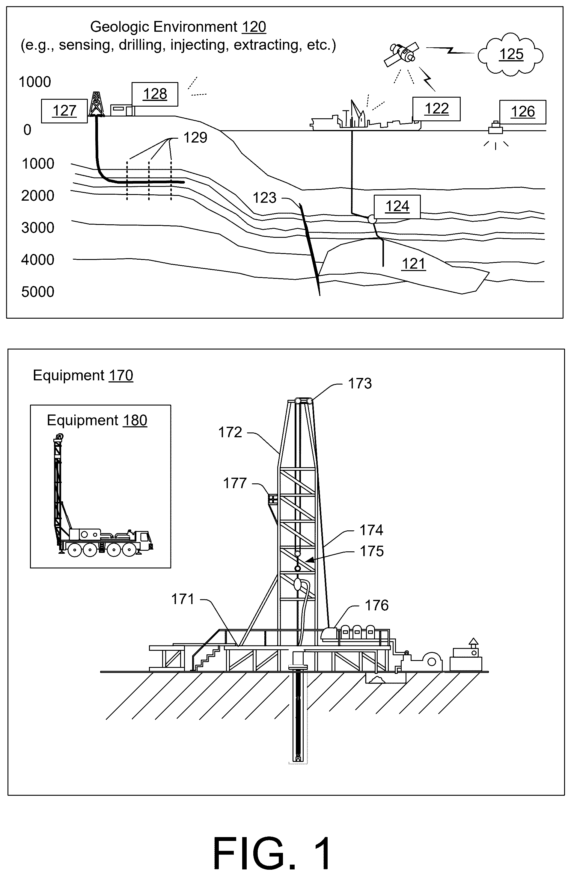 Patent US12460539 — Instrumented drill bit — Figure 1
