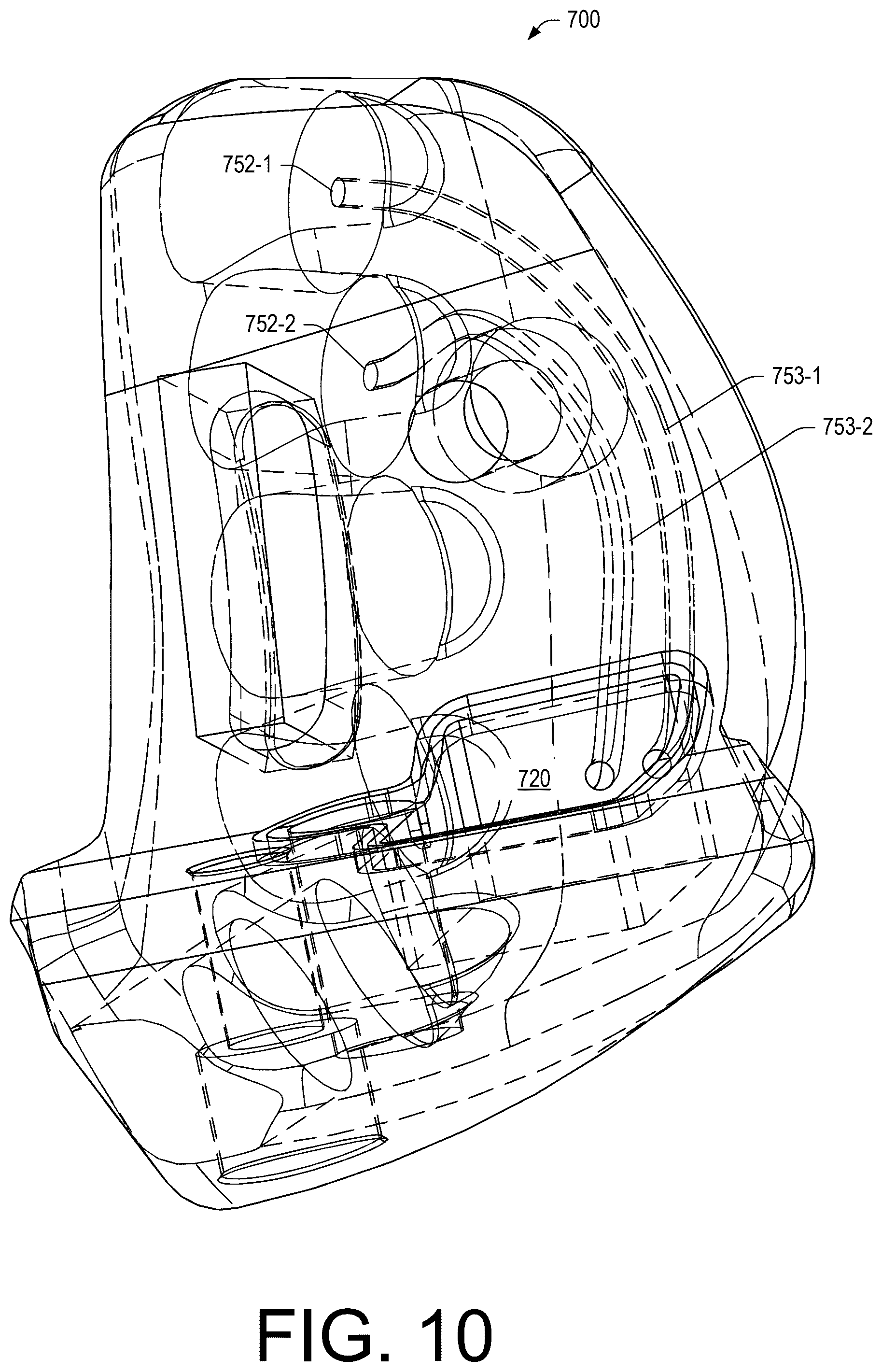Patent US12460539 Figure 10 – Instrumented drill bit