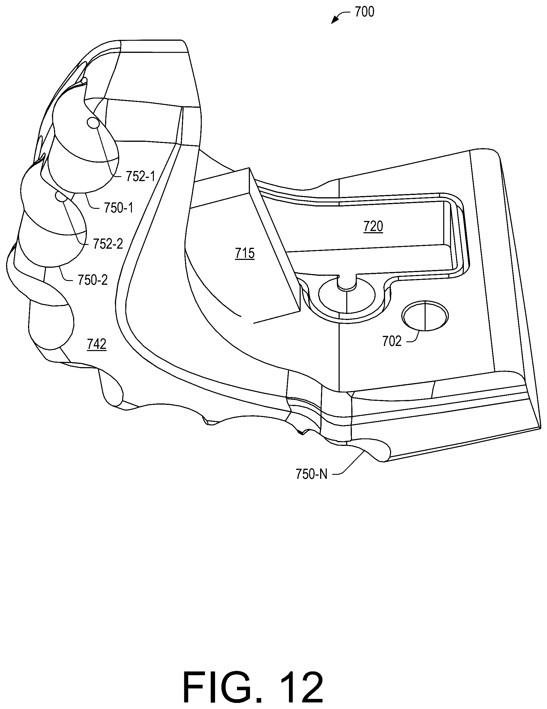 Patent US12460539 Figure 12 – Instrumented drill bit