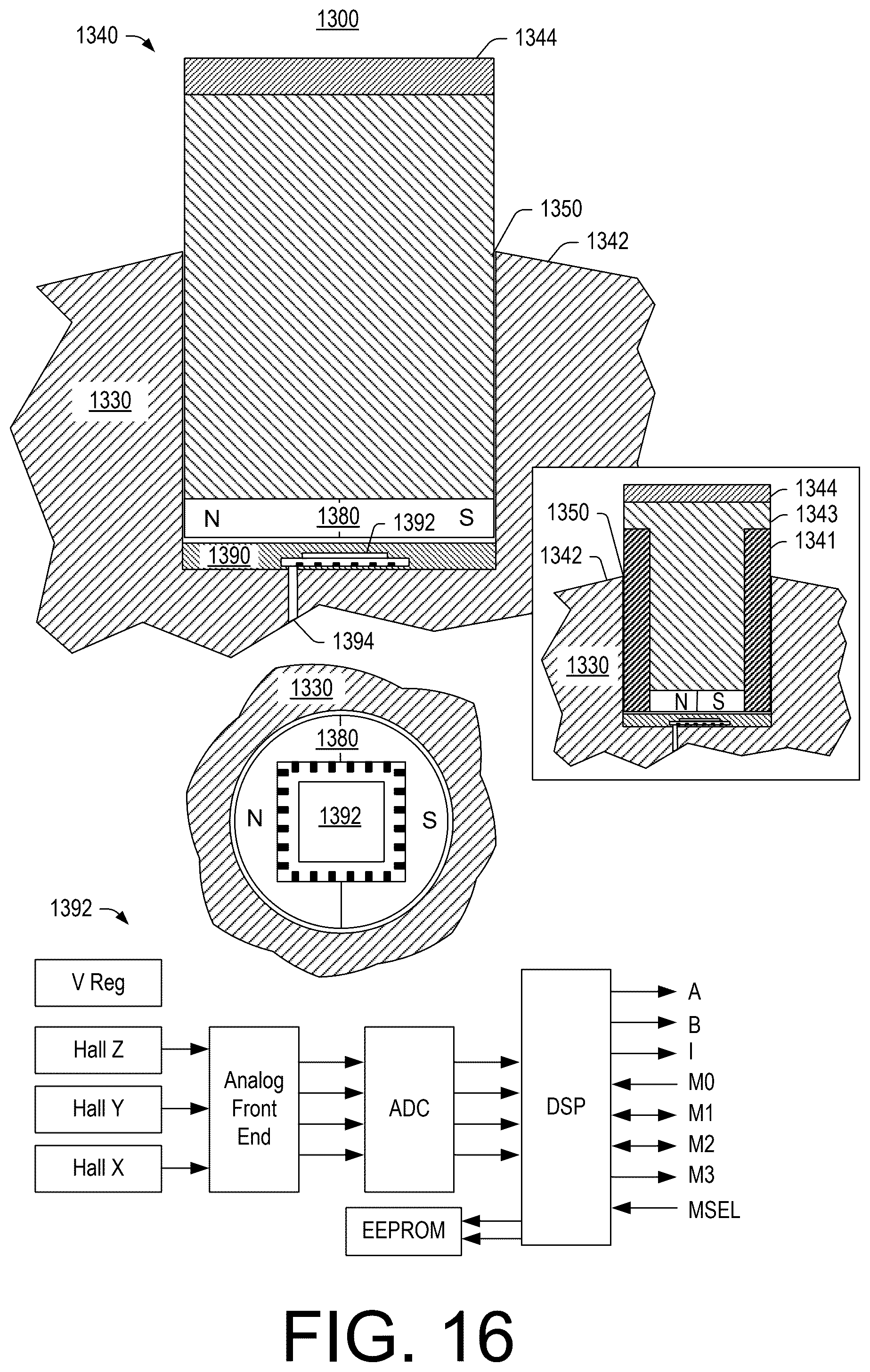 Patent US12460539 Figure 16 – Instrumented drill bit