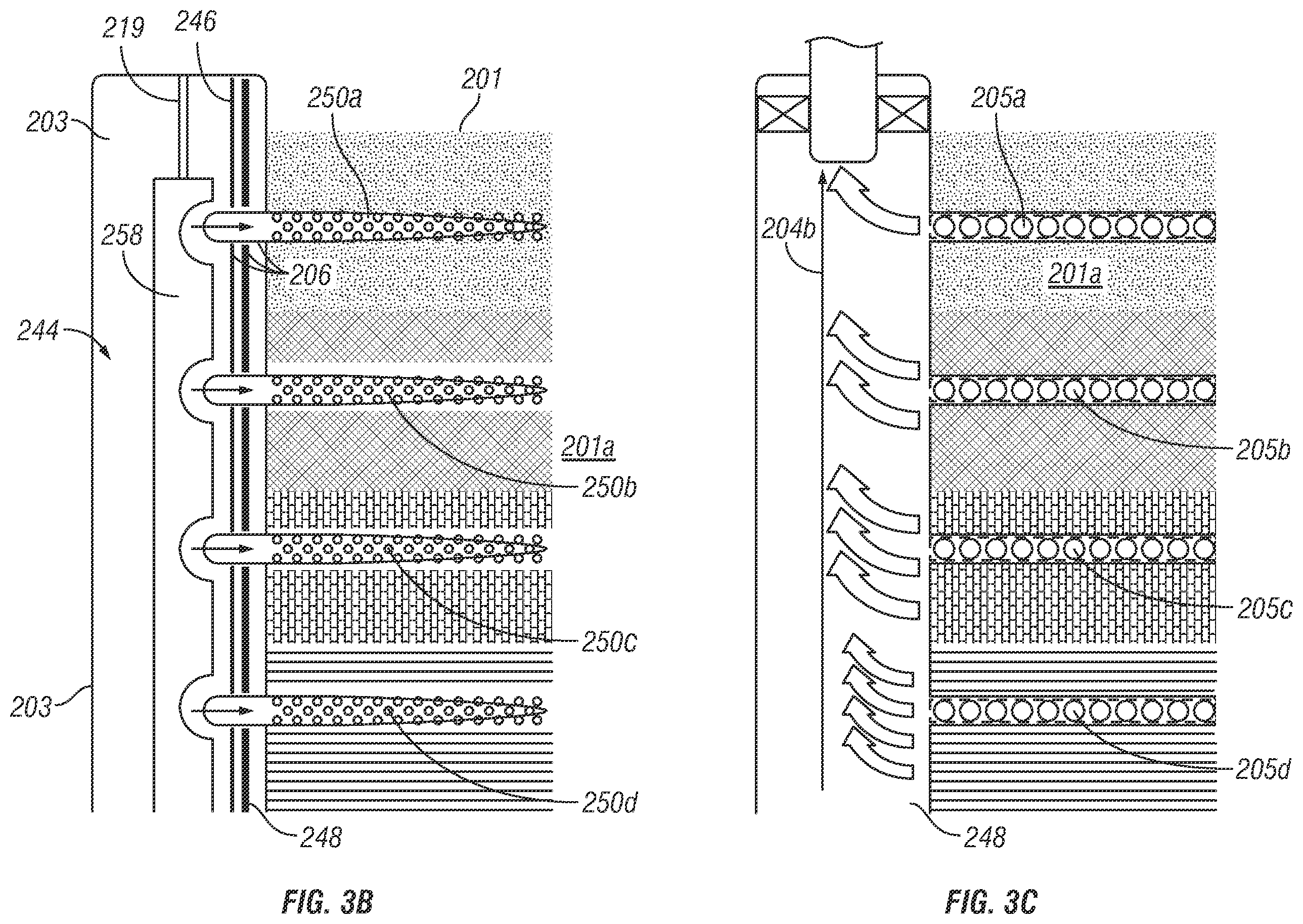 Patent US12460541 Figure 5 – Method of using a perforator device for the transfer of nanoparticle tracer additives into a formation and cluster level flow mapping