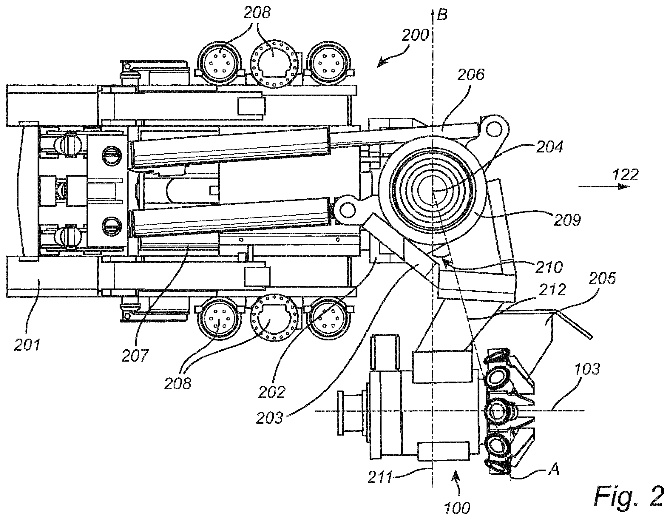 Patent US12460545 Figure 4 – Cutting apparatus