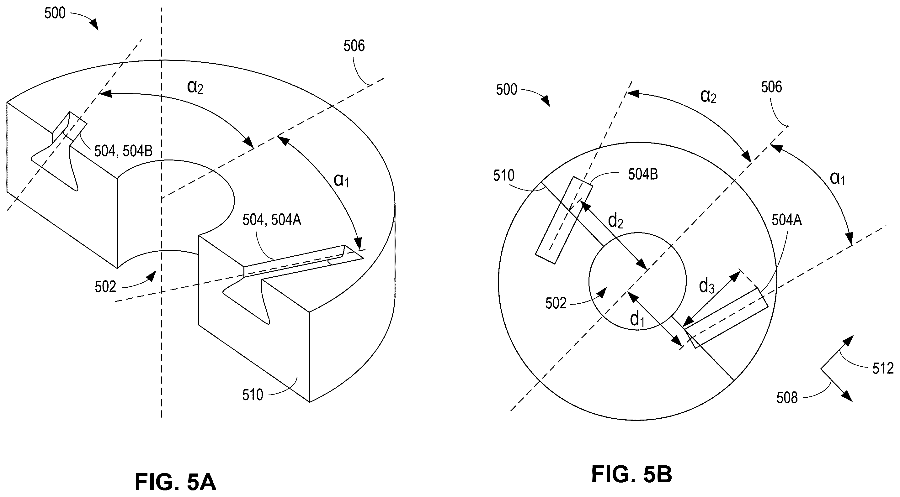 Patent US12460549 Figure 5 – Pitch-controlled blade retention collar