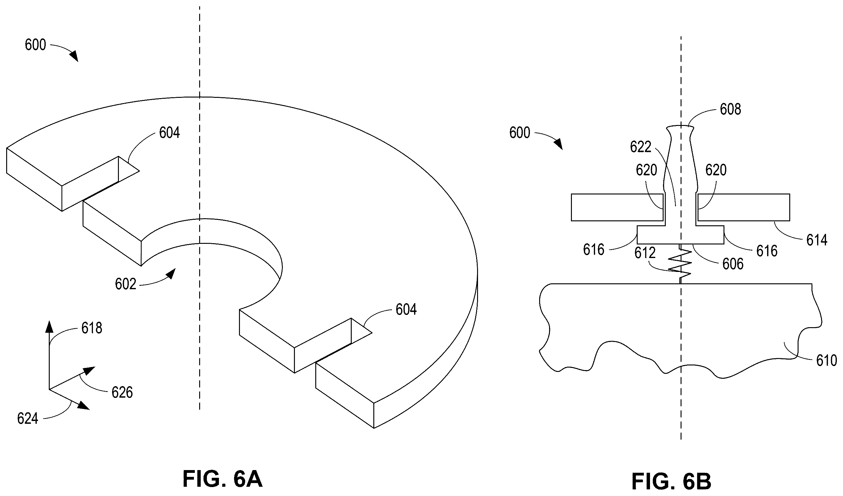 Patent US12460549 Figure 6 – Pitch-controlled blade retention collar