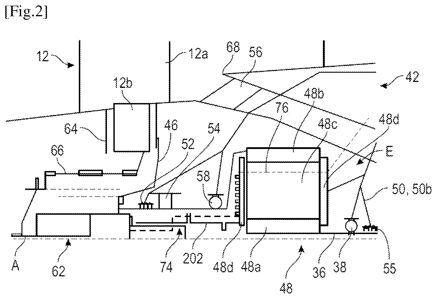 Patent US12460550 Figure 2 – Fan module equipped with an oil transfer device