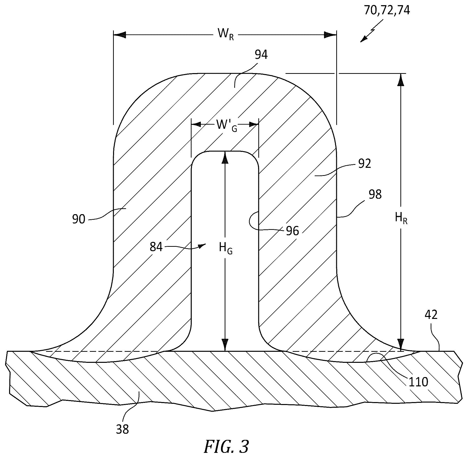 Patent US12460551 Figure 3 – Additively manufactured turbine engine case