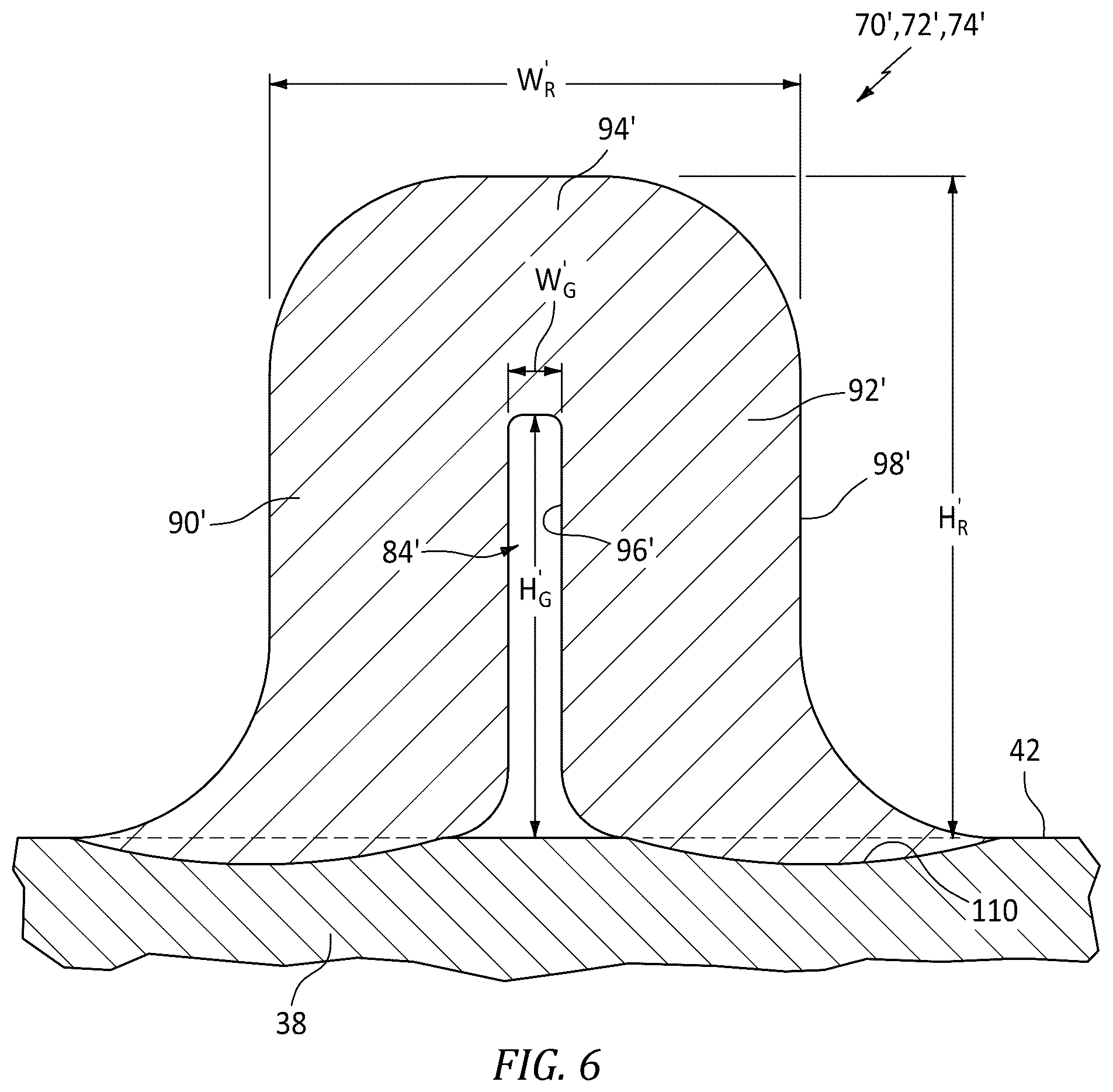 Patent US12460551 Figure 6 – Additively manufactured turbine engine case