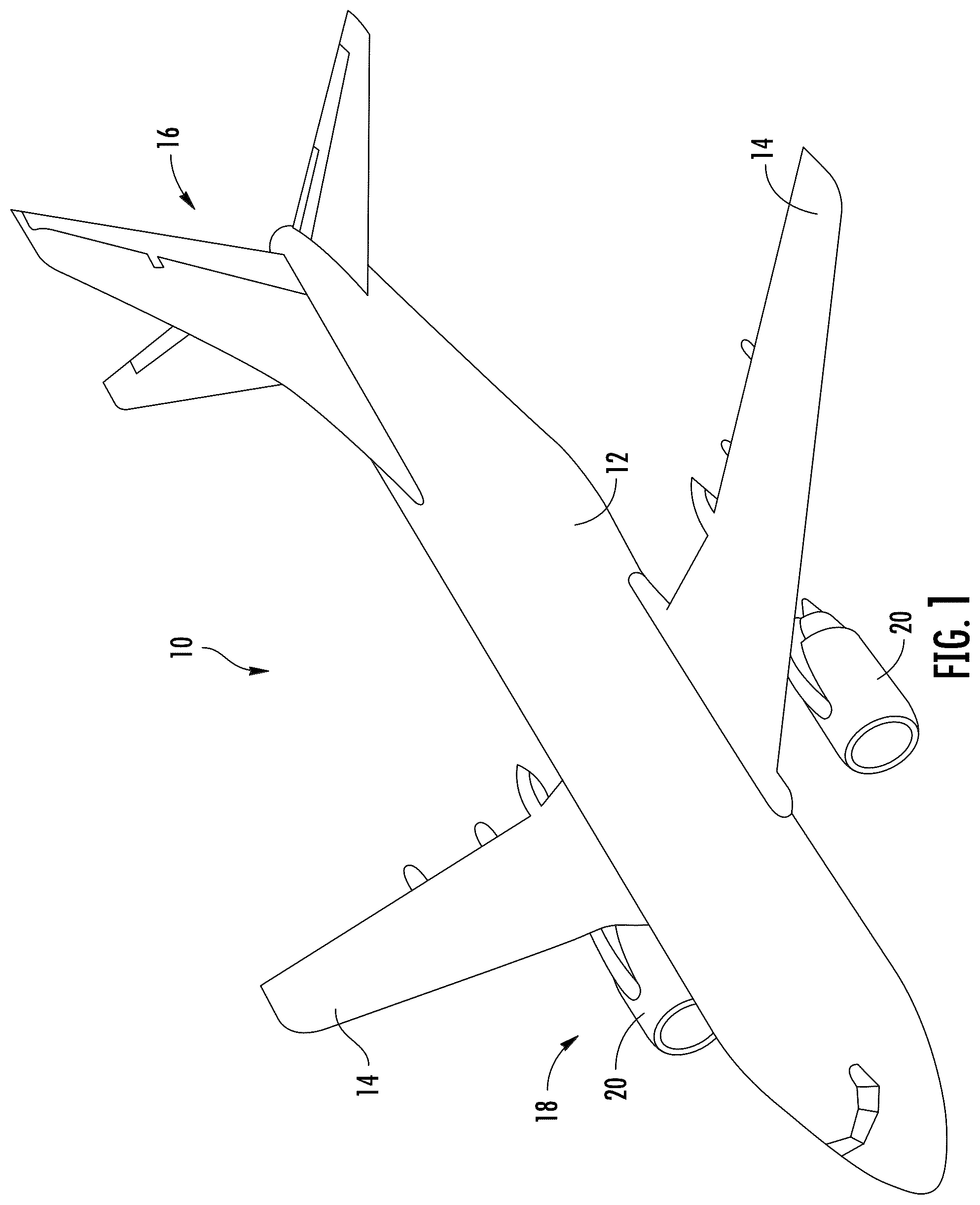 Patent US12460552 Figure 1 – Sealing system for a turbomachine