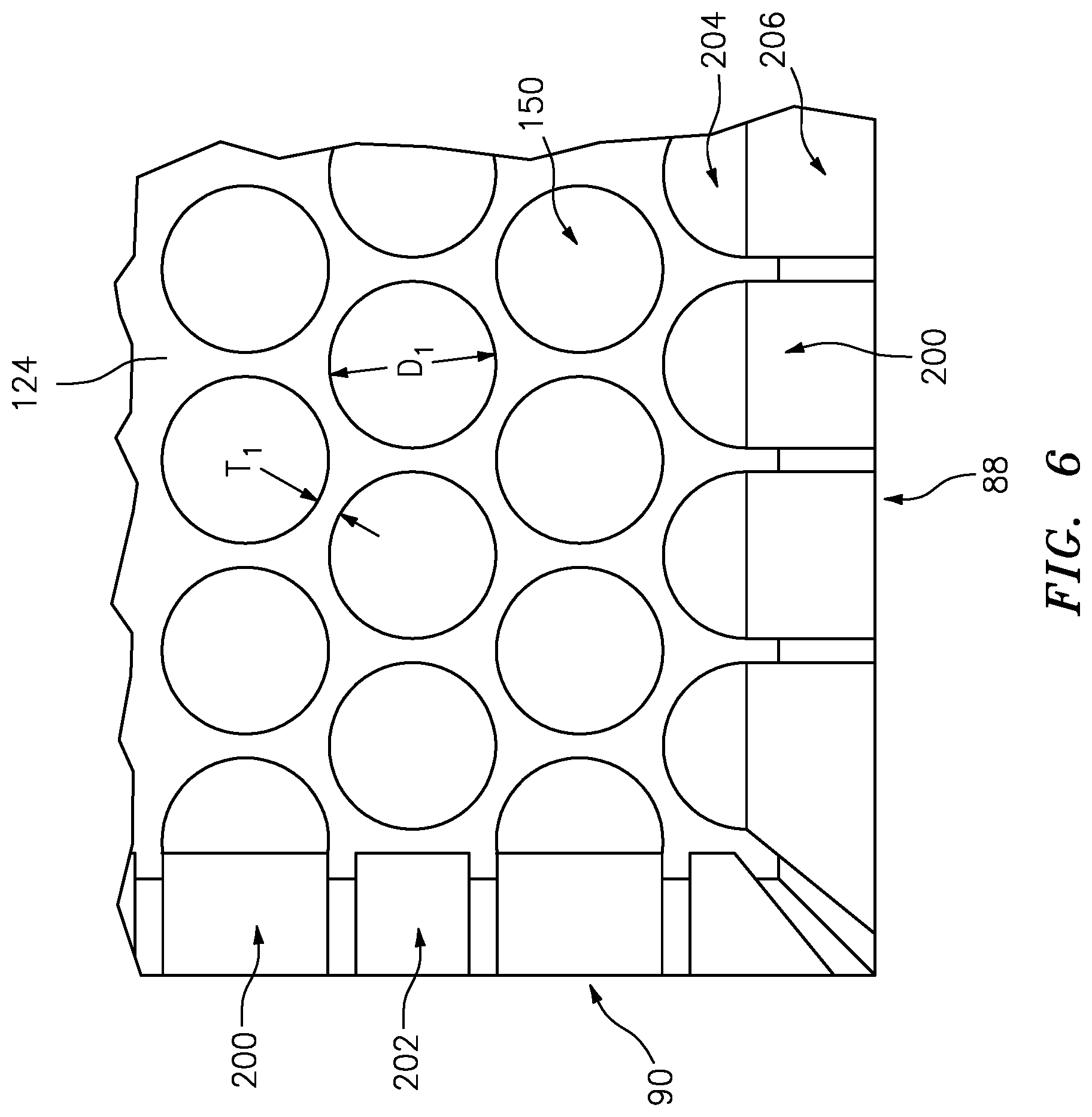 Patent US12460555 Figure 6 – Substrate edge configurations for ceramic coatings