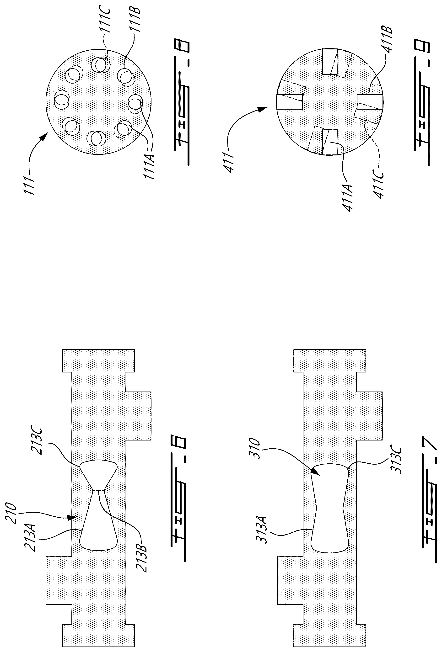 Patent US12460558 Figure 4 – Heat exchanger having a mixing chamber and protrusions
