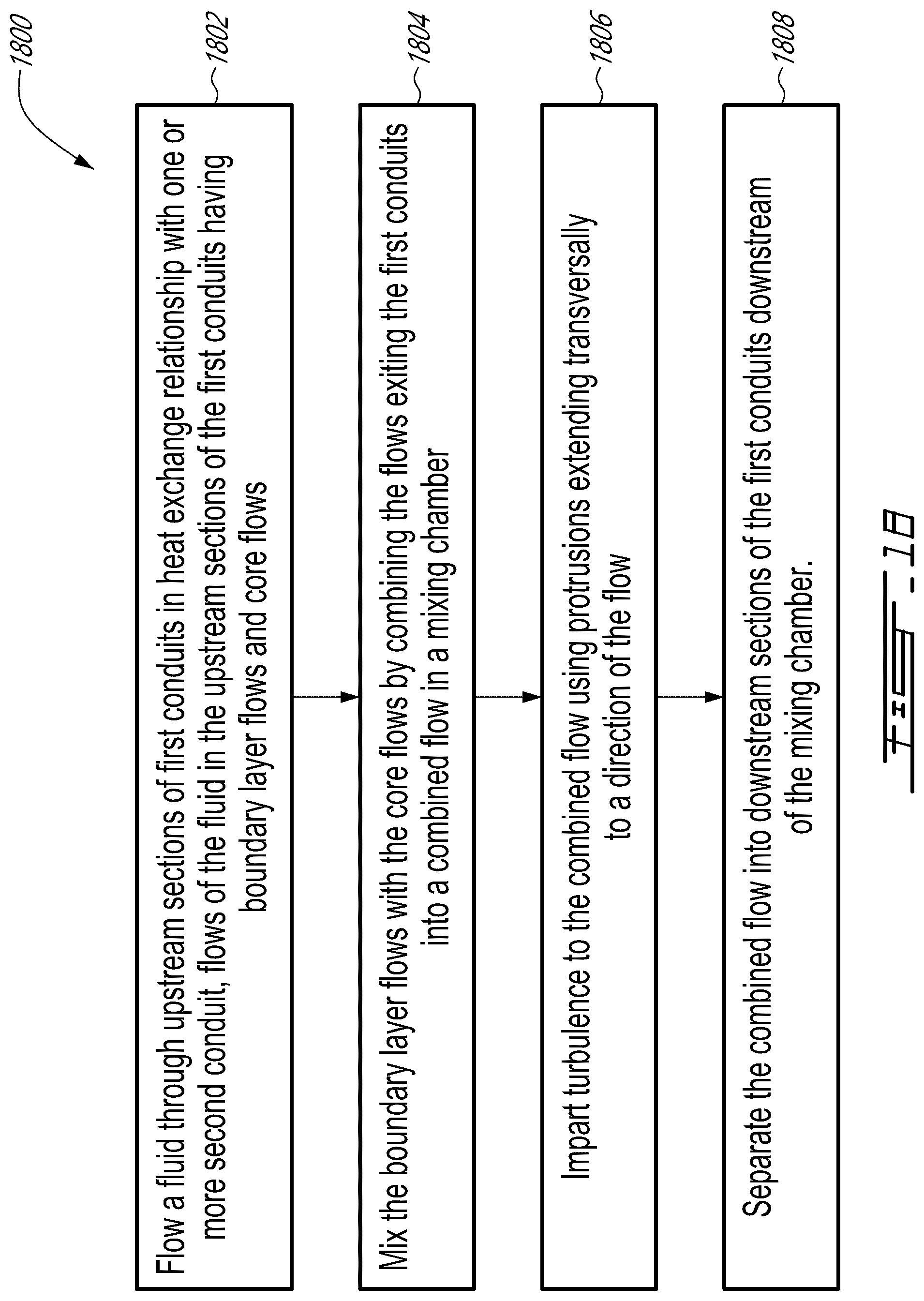 Patent US12460558 Figure 12 – Heat exchanger having a mixing chamber and protrusions