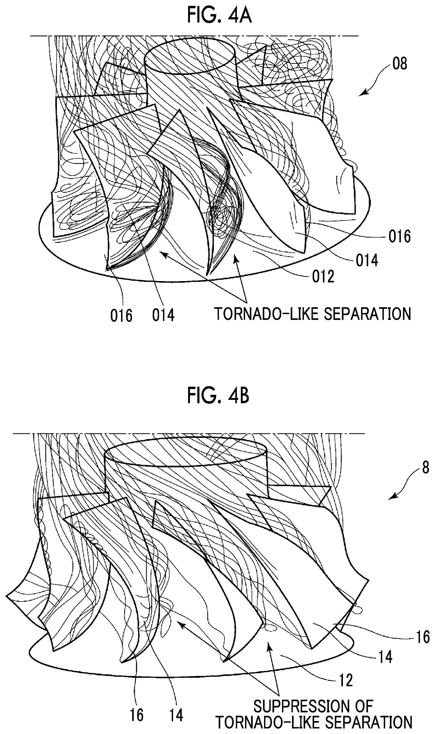 Patent US12460562 Figure 4 – Mixed flow turbine and turbocharger