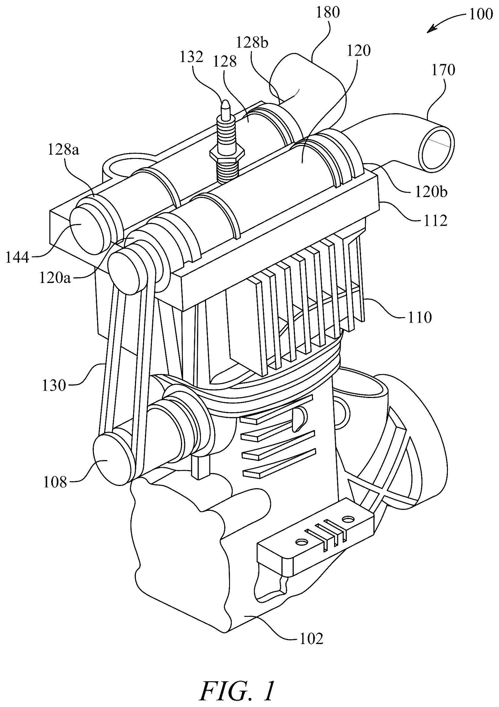 Patent US12460563 Figure 1 – Combustion injection and control method for rotary valve engine
