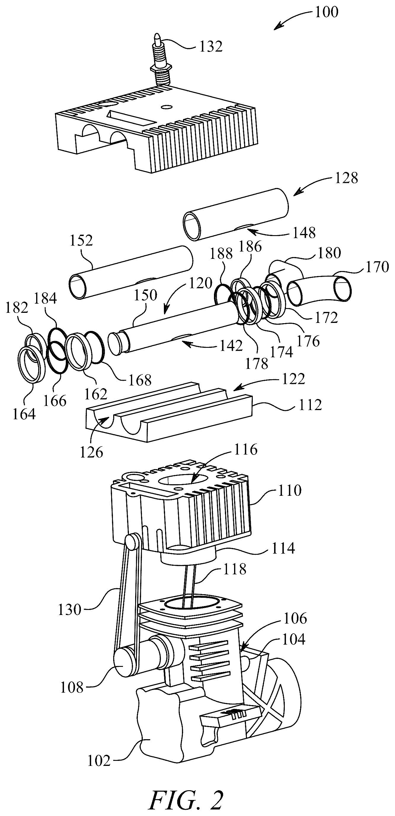 Patent US12460563 Figure 2 – Combustion injection and control method for rotary valve engine