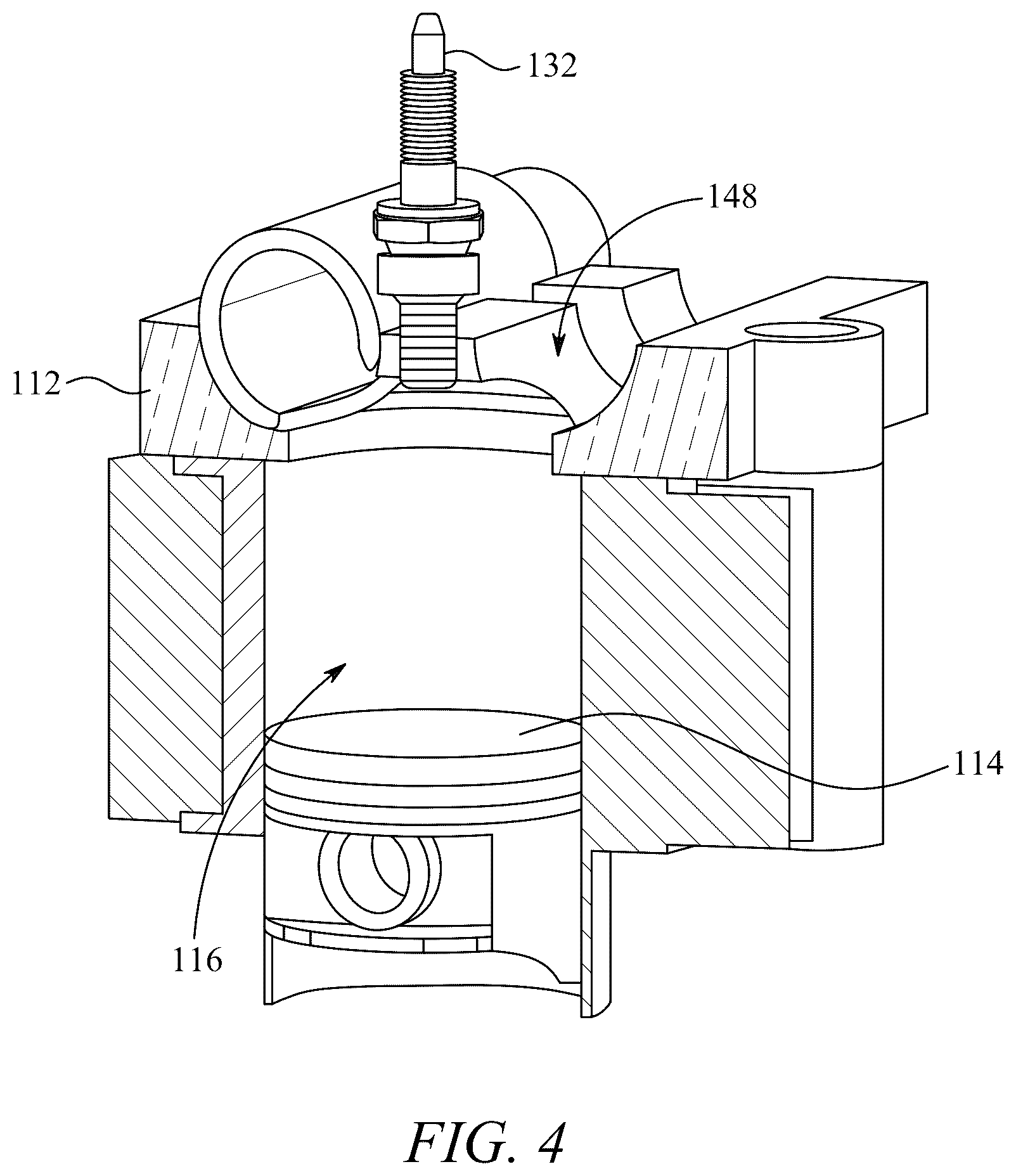 Patent US12460563 Figure 4 – Combustion injection and control method for rotary valve engine