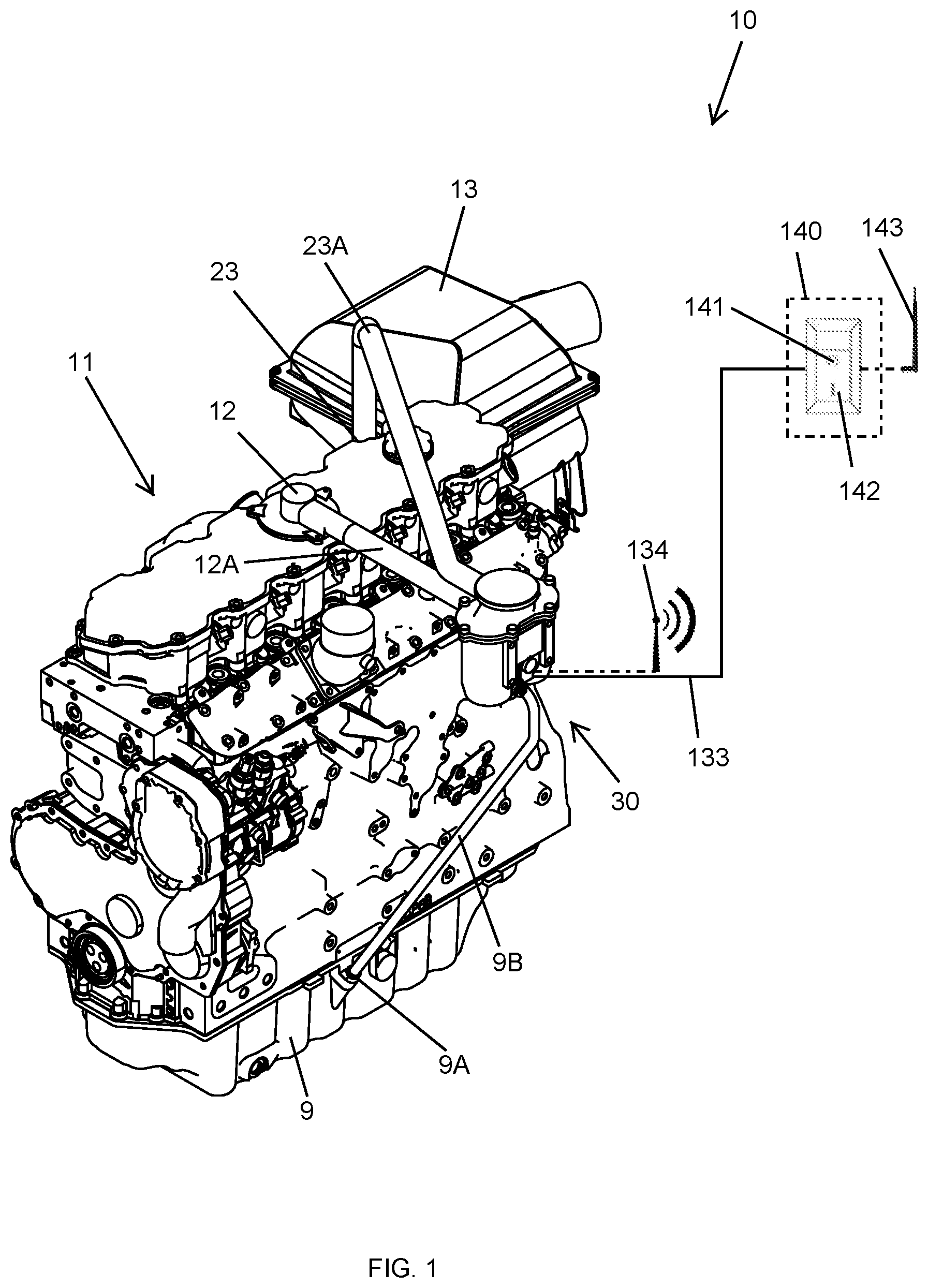 Patent US12460565 Figure 1 – Liquid separator system