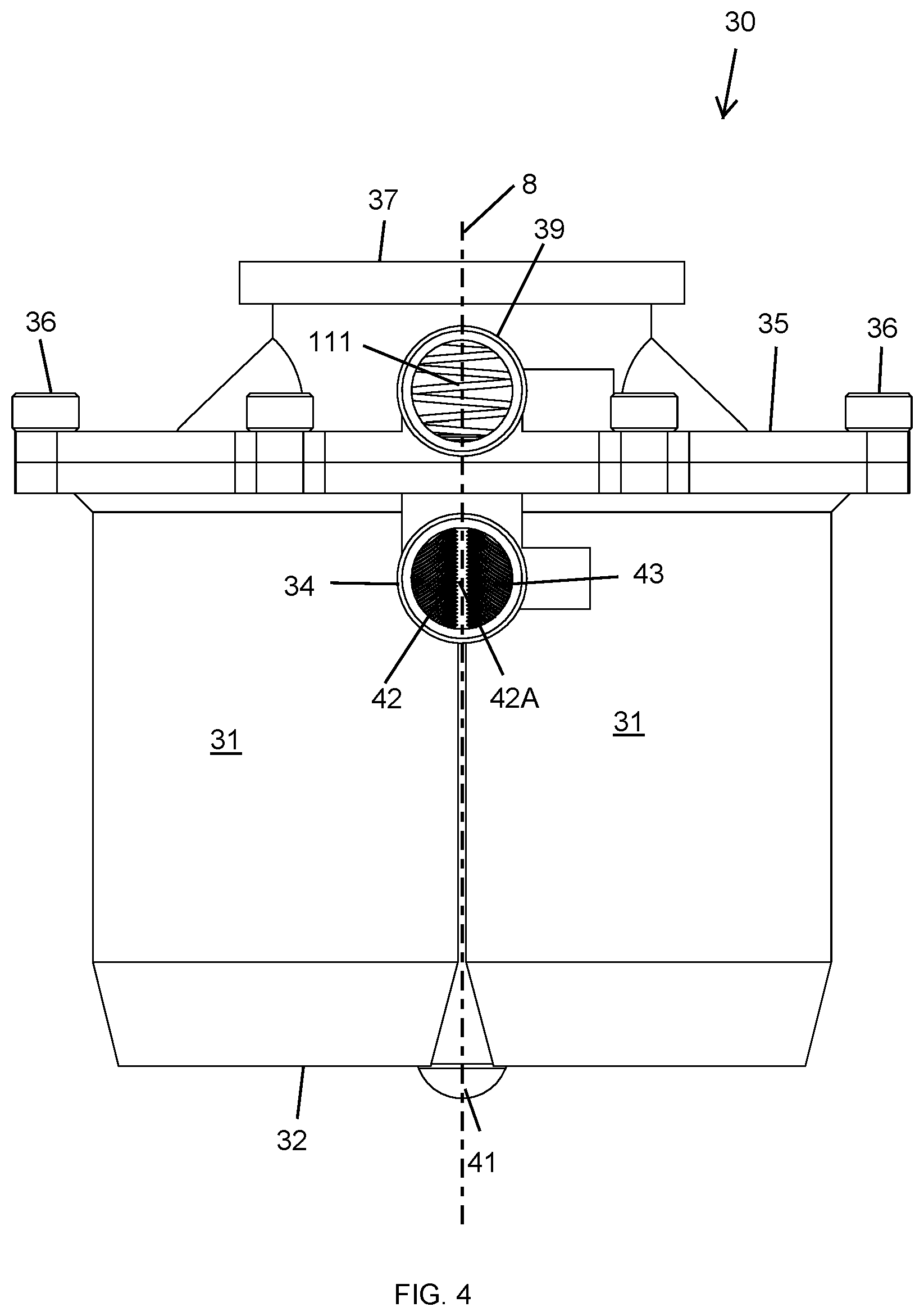 Patent US12460565 Figure 4 – Liquid separator system