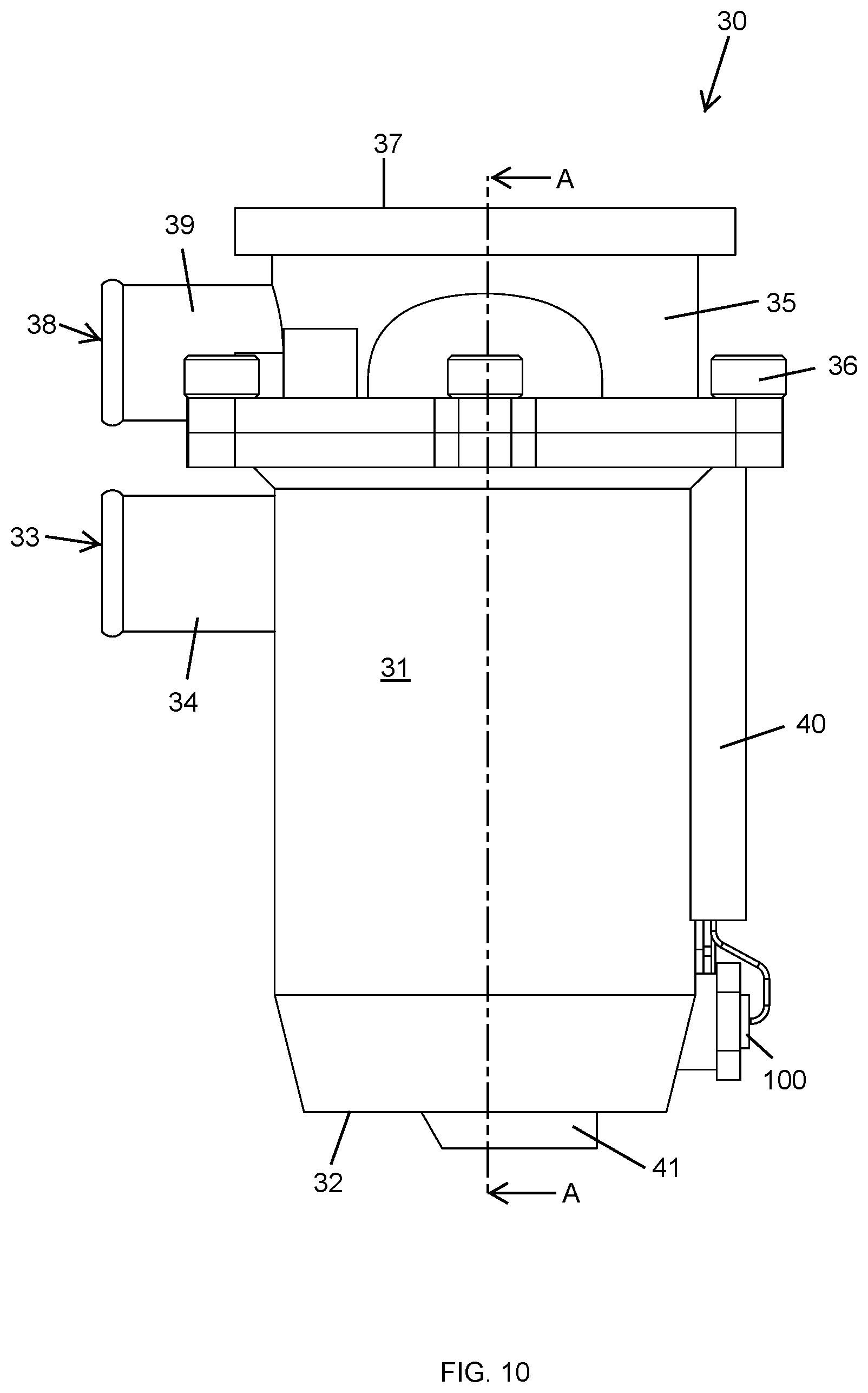 Patent US12460565 Figure 9 – Liquid separator system