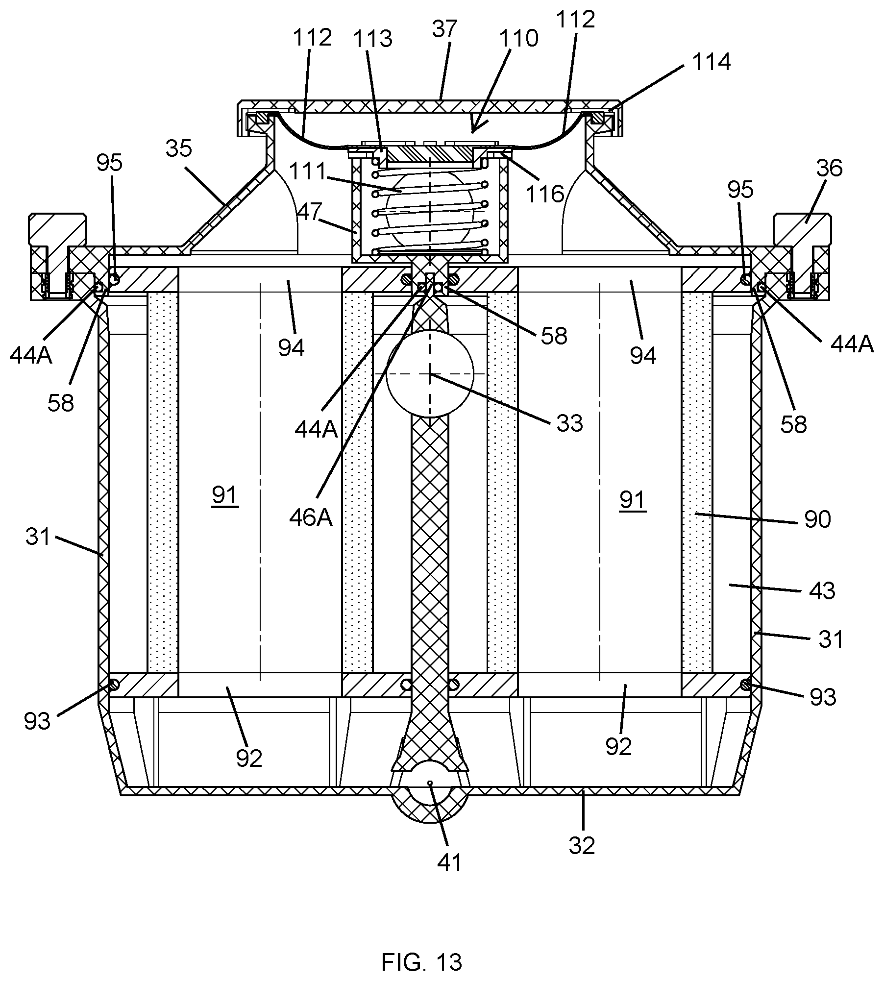 Patent US12460565 Figure 12 – Liquid separator system