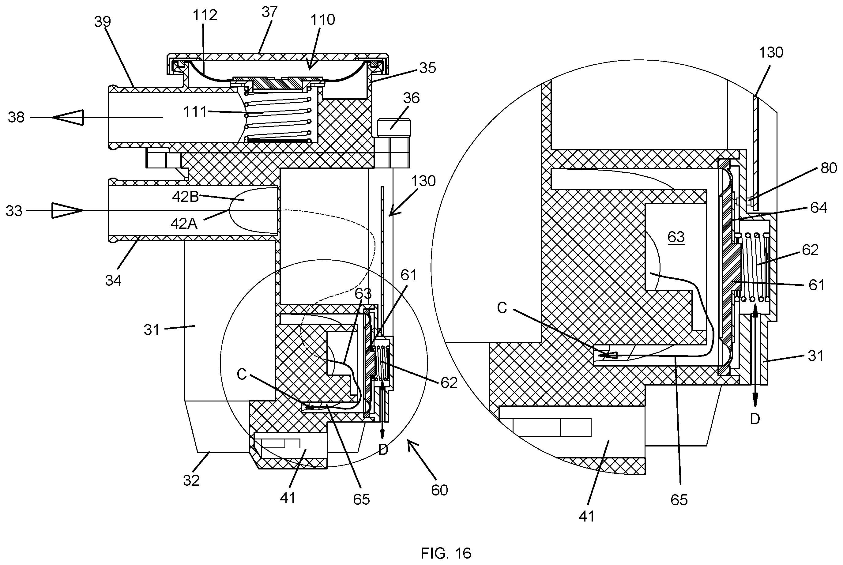 Patent US12460565 Figure 15 – Liquid separator system