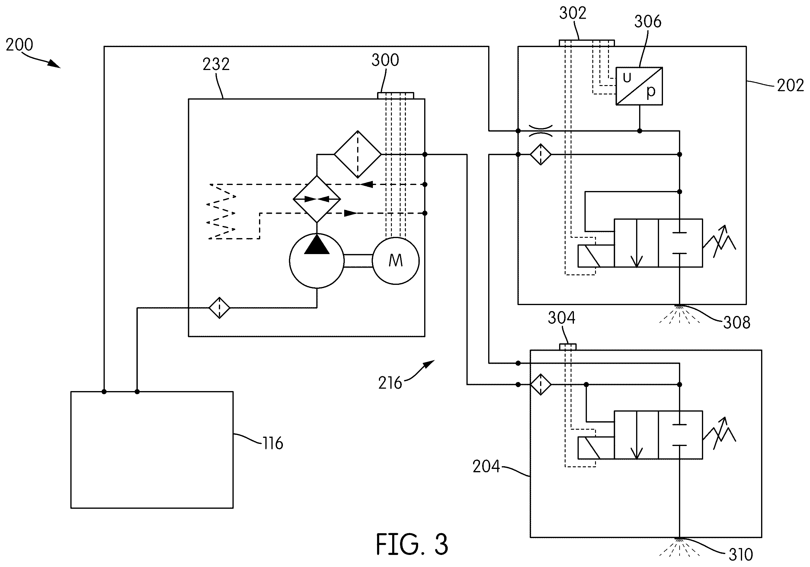 Patent US12460566 Figure 3 – Dosing module for use in aftertreatment systems for internal combustion engines