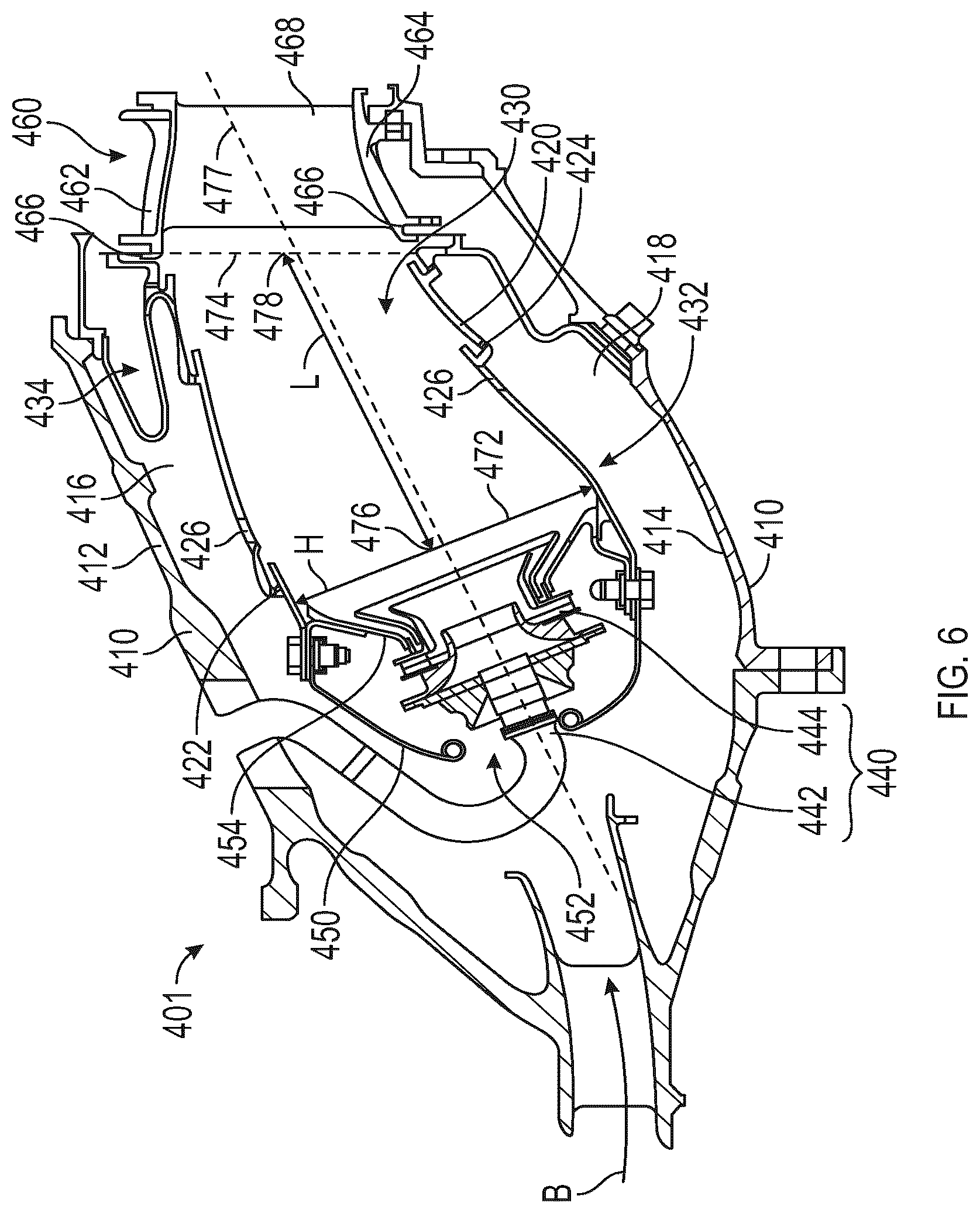 Patent US12460573 Figure 5 – Combustor size rating for a gas turbine engine using hydrogen fuel