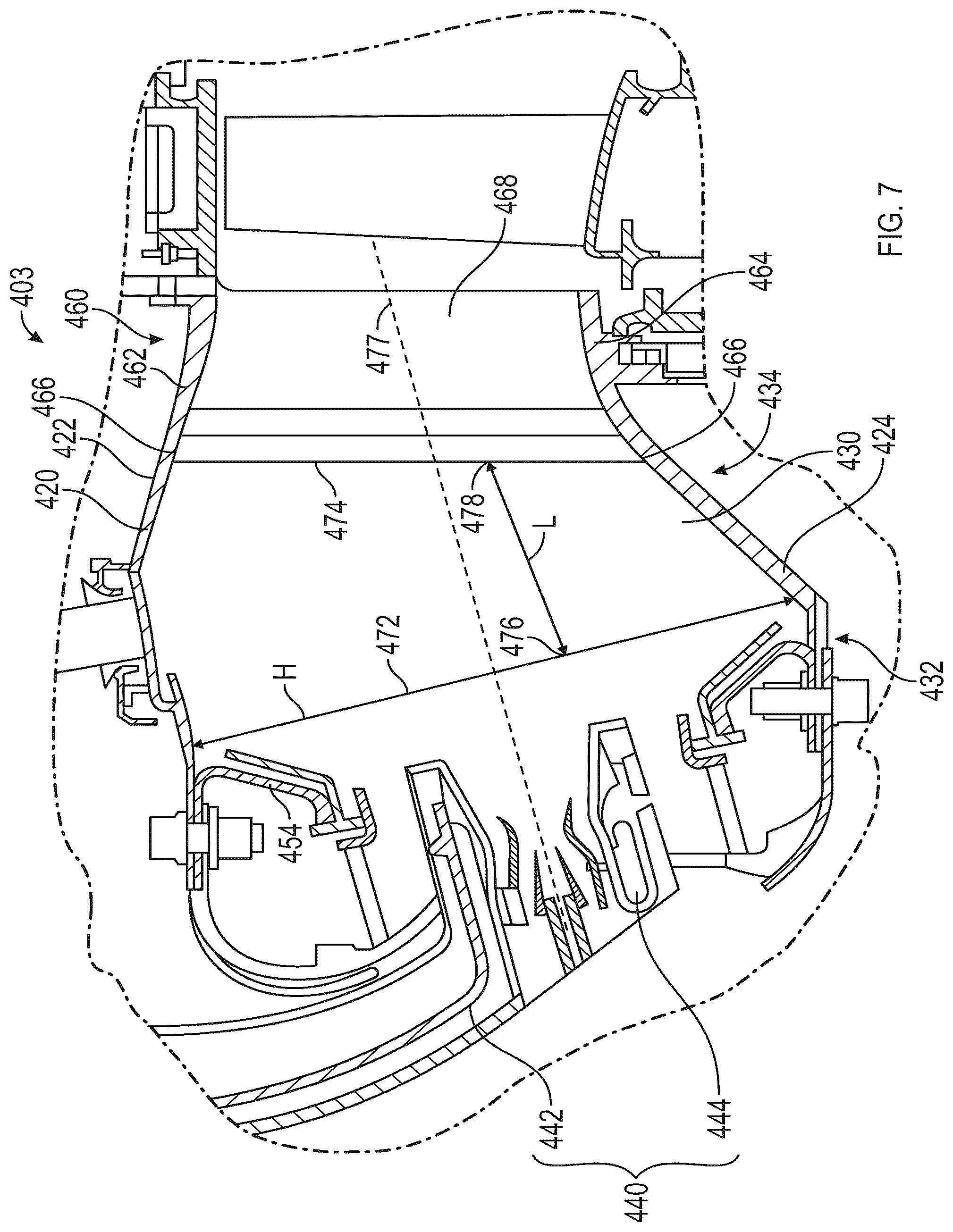 Patent US12460573 Figure 6 – Combustor size rating for a gas turbine engine using hydrogen fuel