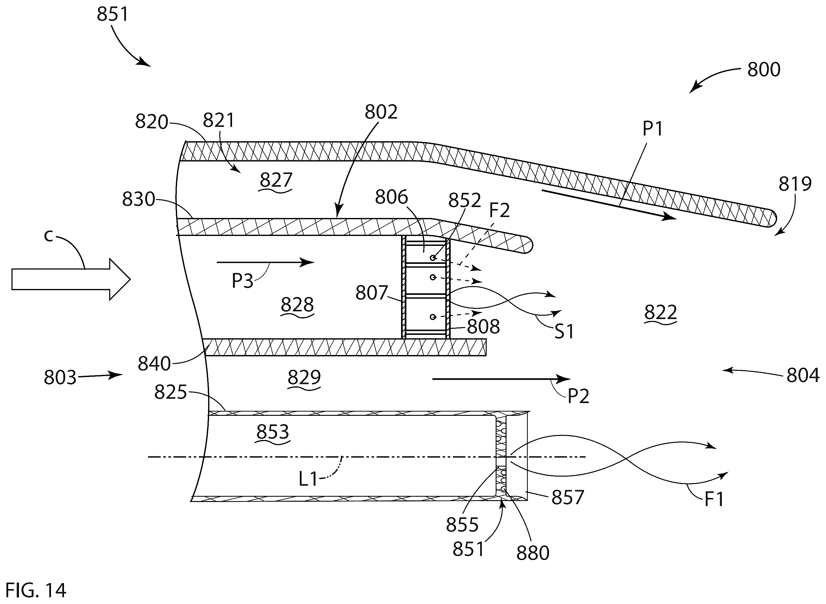 Patent US12460573 Figure 13 – Combustor size rating for a gas turbine engine using hydrogen fuel