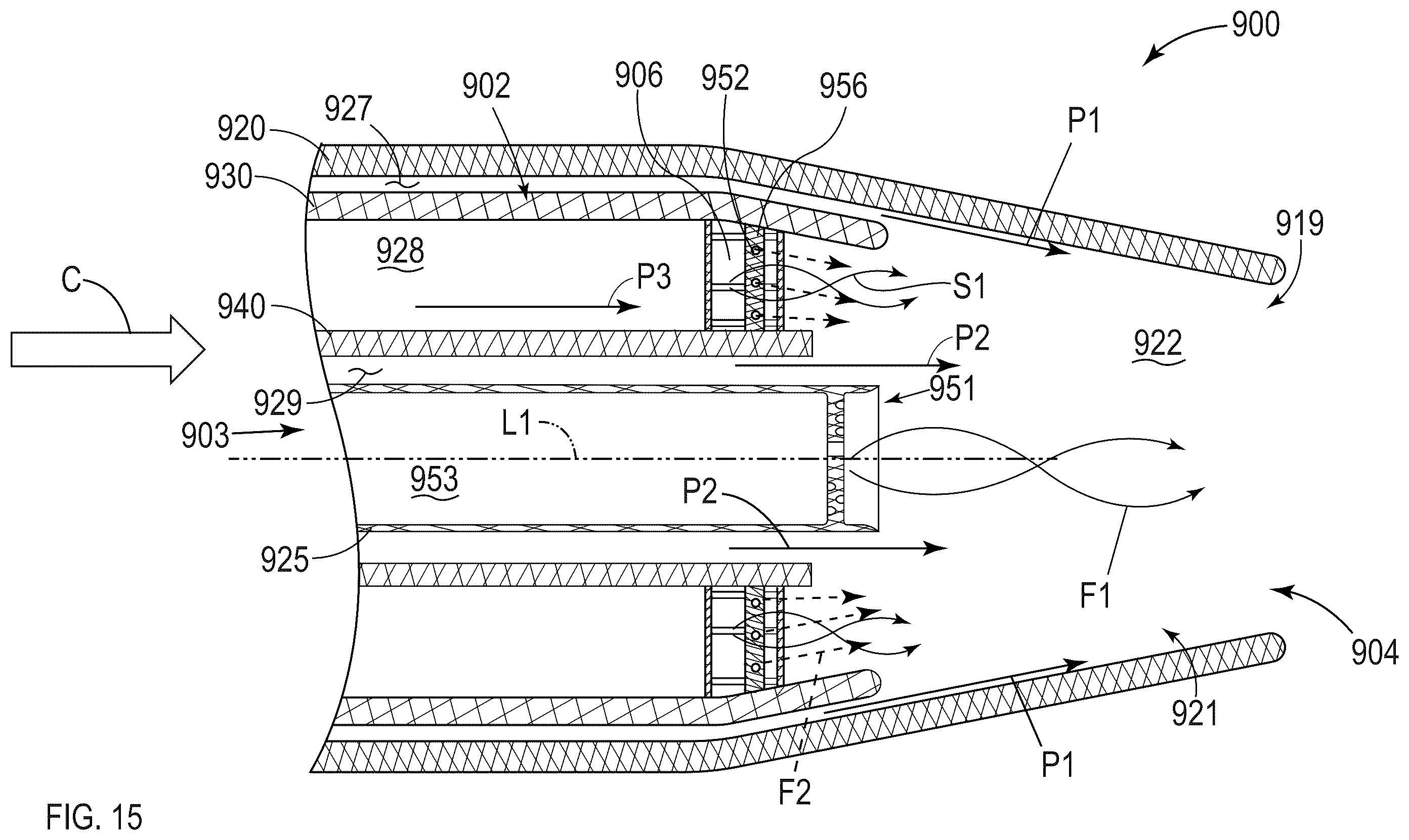Patent US12460573 Figure 14 – Combustor size rating for a gas turbine engine using hydrogen fuel