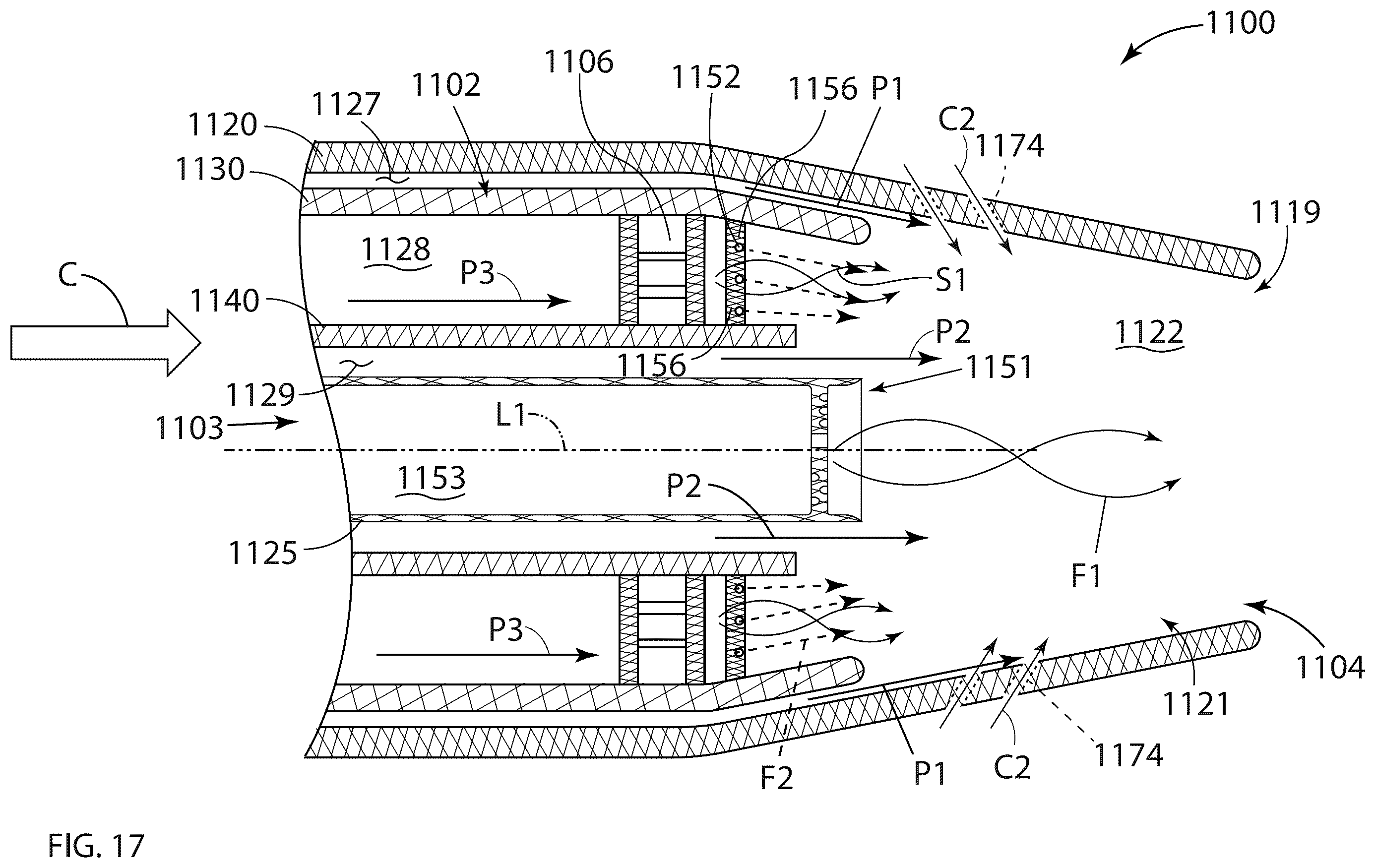 Patent US12460573 Figure 16 – Combustor size rating for a gas turbine engine using hydrogen fuel