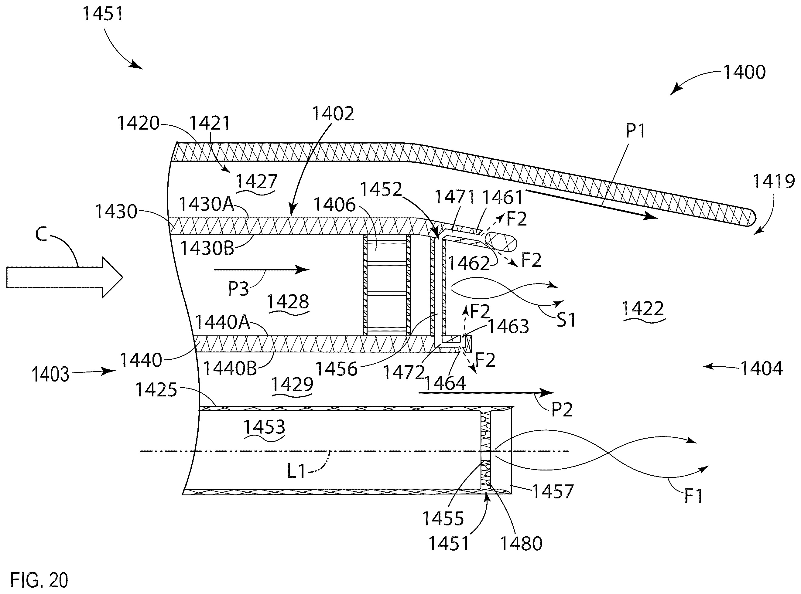 Patent US12460573 Figure 19 – Combustor size rating for a gas turbine engine using hydrogen fuel