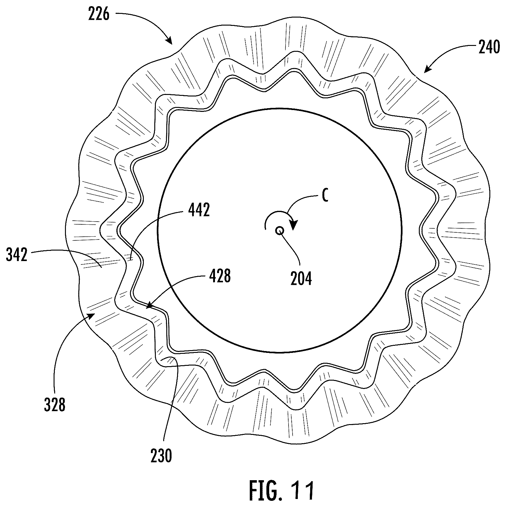 Patent US12460576 Figure 11 – Reverse flow gas turbine engine having electric machine