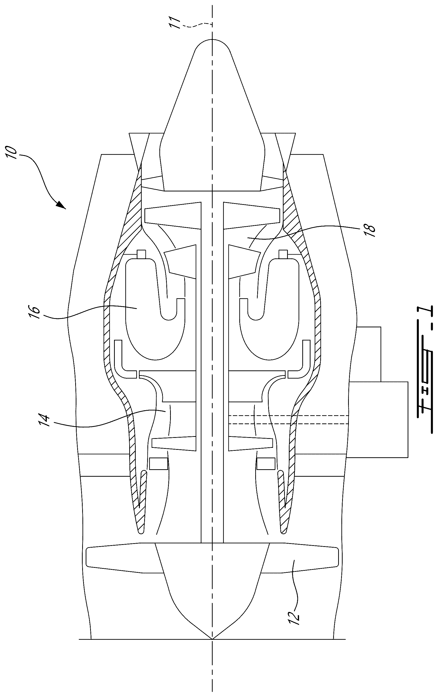 Patent US12460580 Figure 1 – Heat management system and method for hydrogen-fueled engine