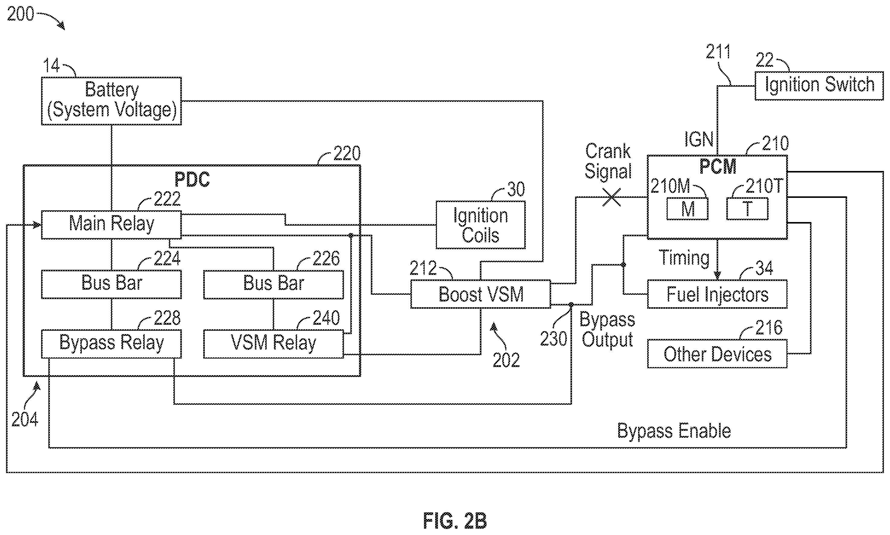 Patent US12460595 Figure 3 – Voltage supply module control for a fuel injected engine