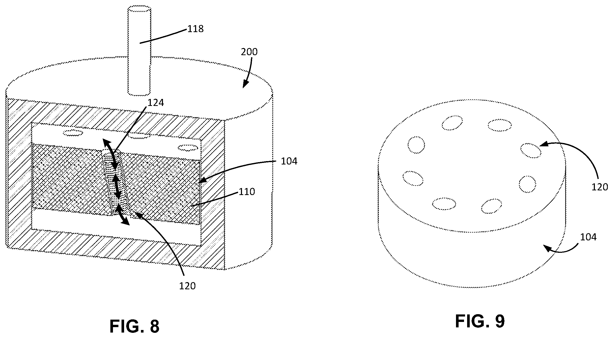 Patent US12460600 Figure 5 – Engine displacer with regenerator channels
