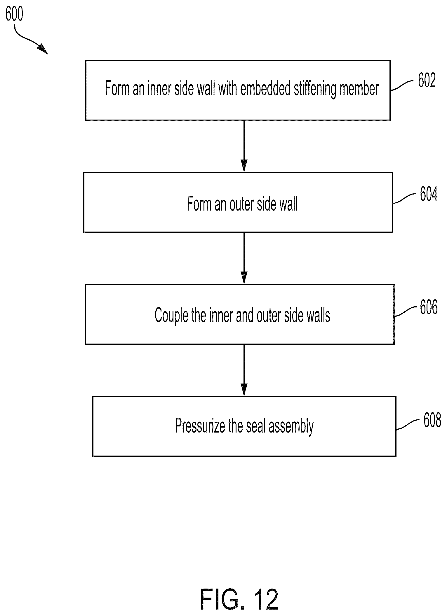Patent US12460602 Figure 7 – Bonded double wall seal assembly