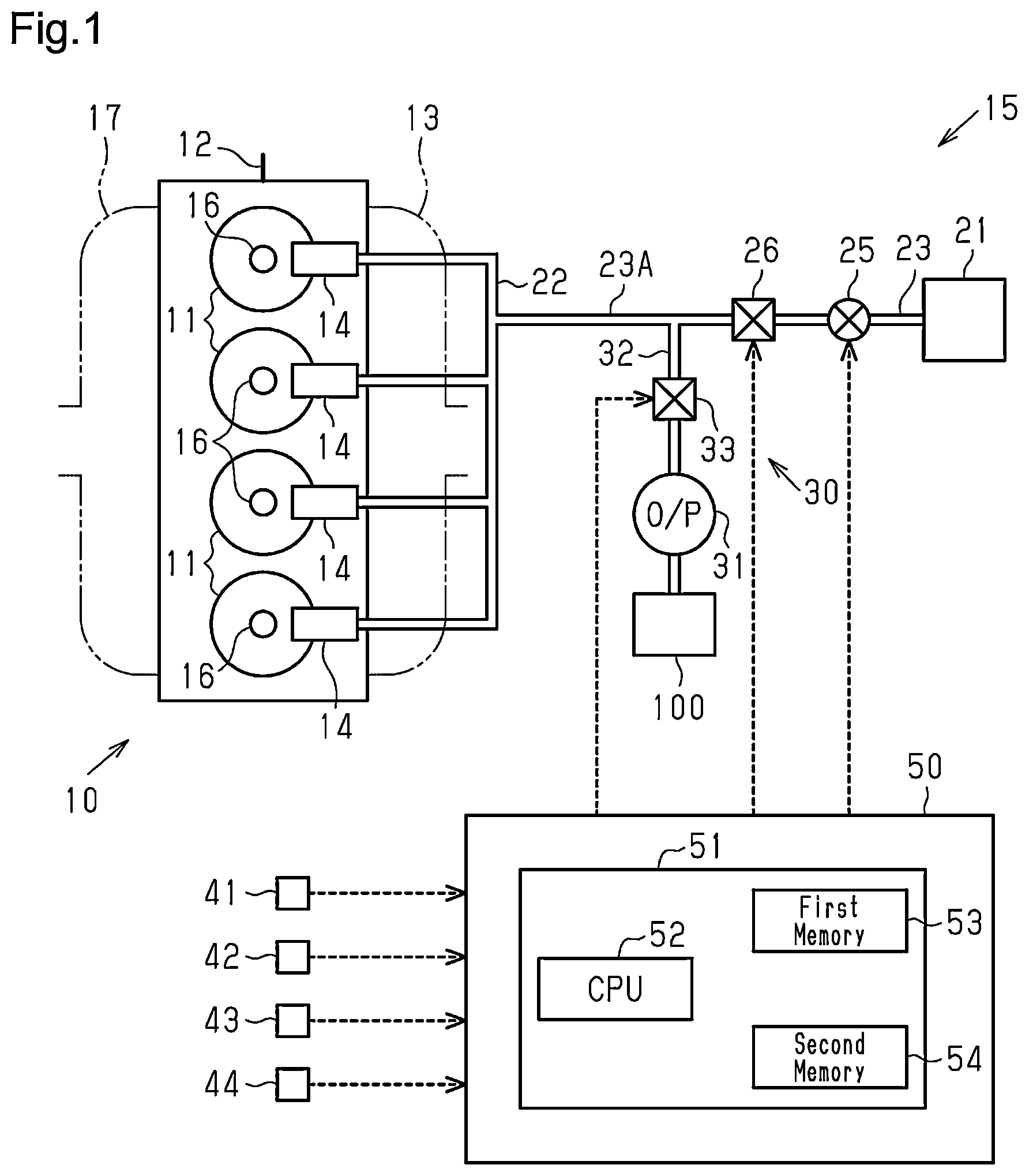 Patent US12460603 Figure 1 – Fuel supply device