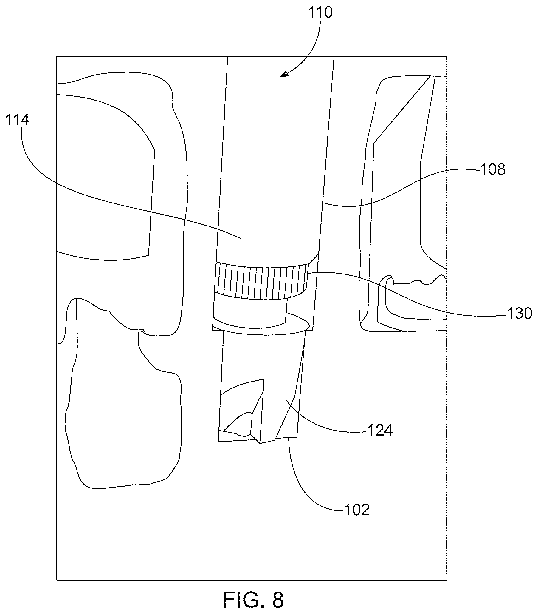 Patent US12460606 Figure 7 – Fuel injector seat repair and reconditioning tool